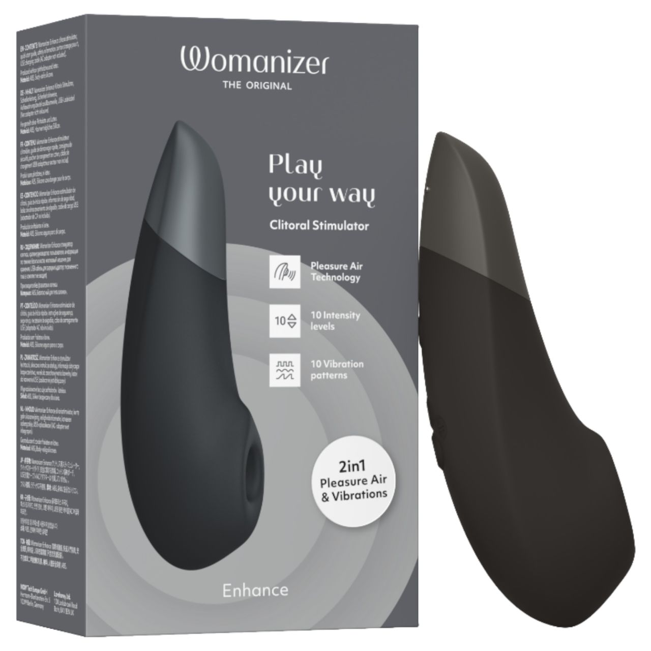 Womanizer Enhance - léghullámos csiklóizgató (fekete) Womanizer Enhance - léghullámos csiklóizgató (fekete)