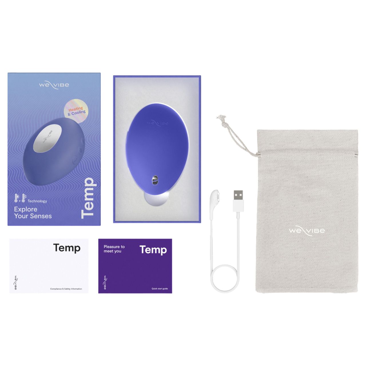 We-Vibe Temp - csiklóizgató vibrátor (kék) We-Vibe Temp - csiklóizgató vibrátor (kék)