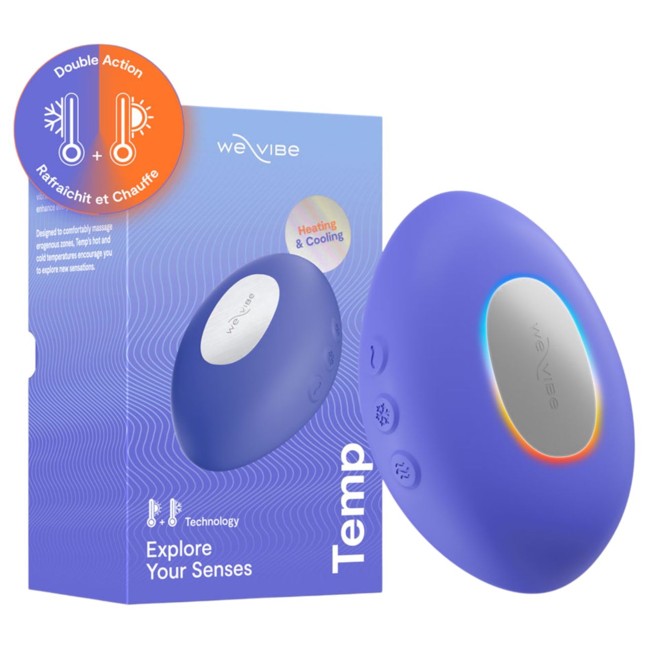 We-Vibe Temp - csiklóizgató vibrátor (kék) We-Vibe Temp - csiklóizgató vibrátor (kék)