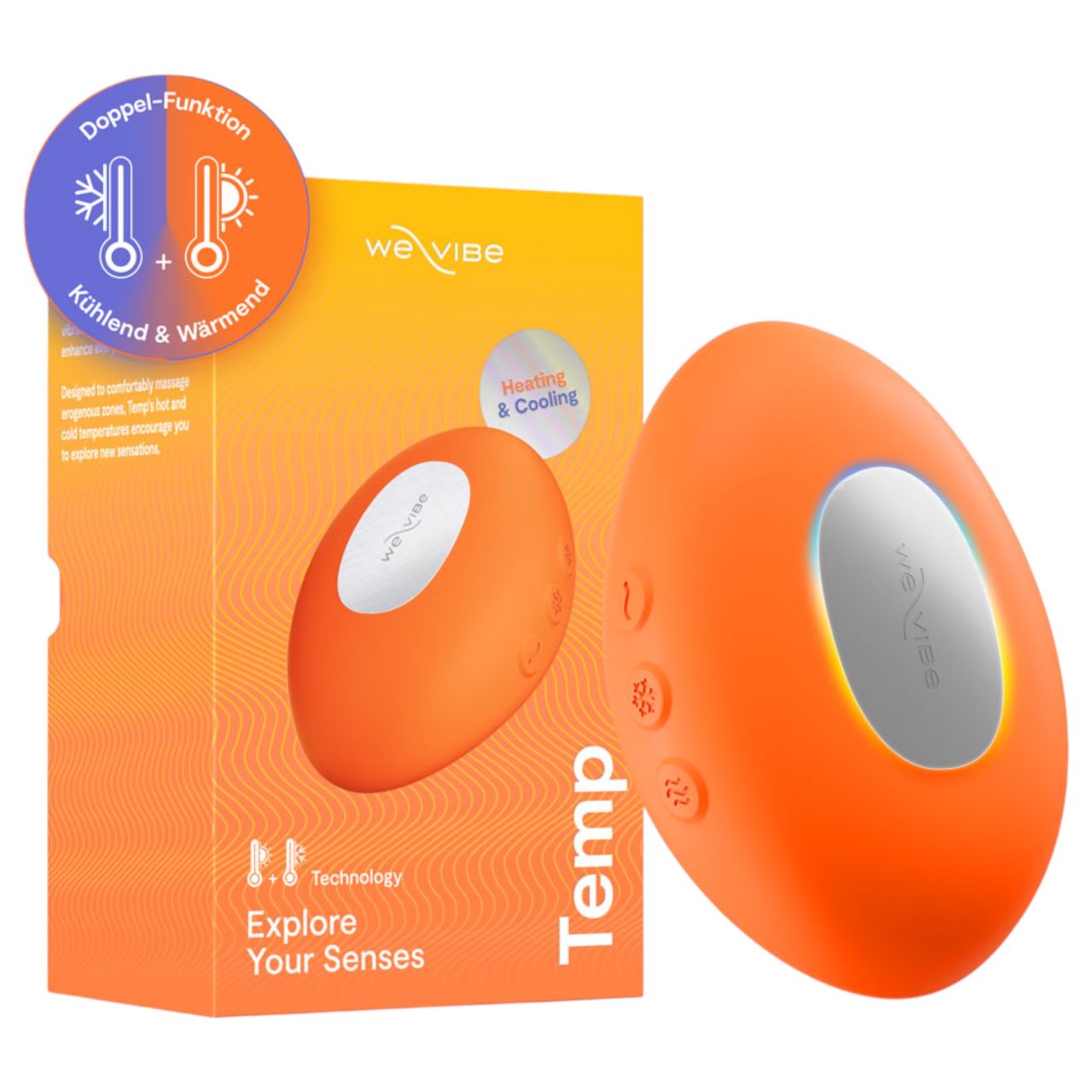 We-Vibe Temp - csiklóizgató vibrátor (narancs) We-Vibe Temp - csiklóizgató vibrátor (narancs)