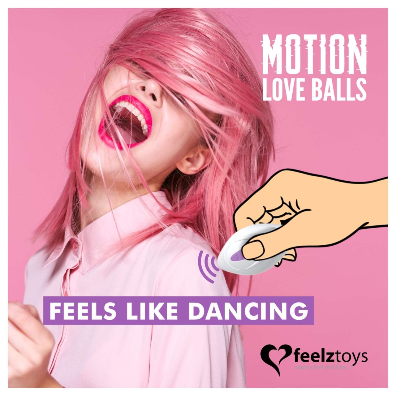 FEELZTOYS Jivy - rádiós lökő vibrációs tojás (lila) FEELZTOYS Jivy - rádiós lökő vibrációs tojás (lila)