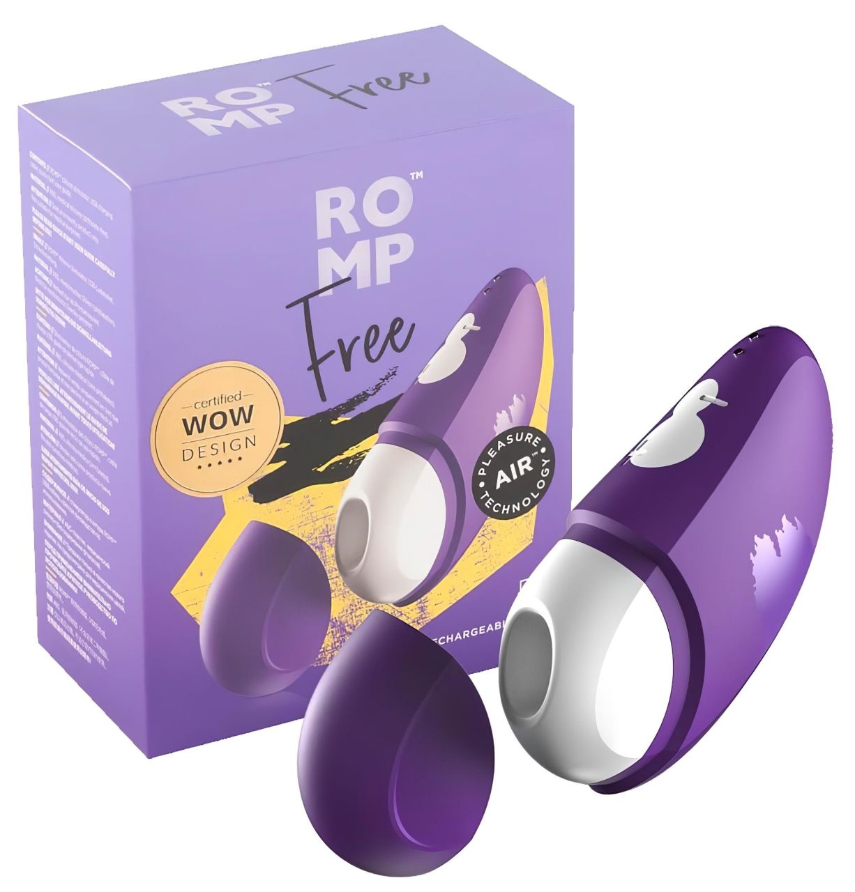 ROMP Free - vízálló léghullámos csiklóizgató (lila) ROMP Free - vízálló léghullámos csiklóizgató (lila)