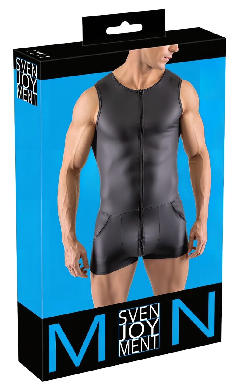 Svenjoyment - ujjatlan, rövid férfi overál (fekete) Svenjoyment - ujjatlan, rövid férfi overál (fekete)