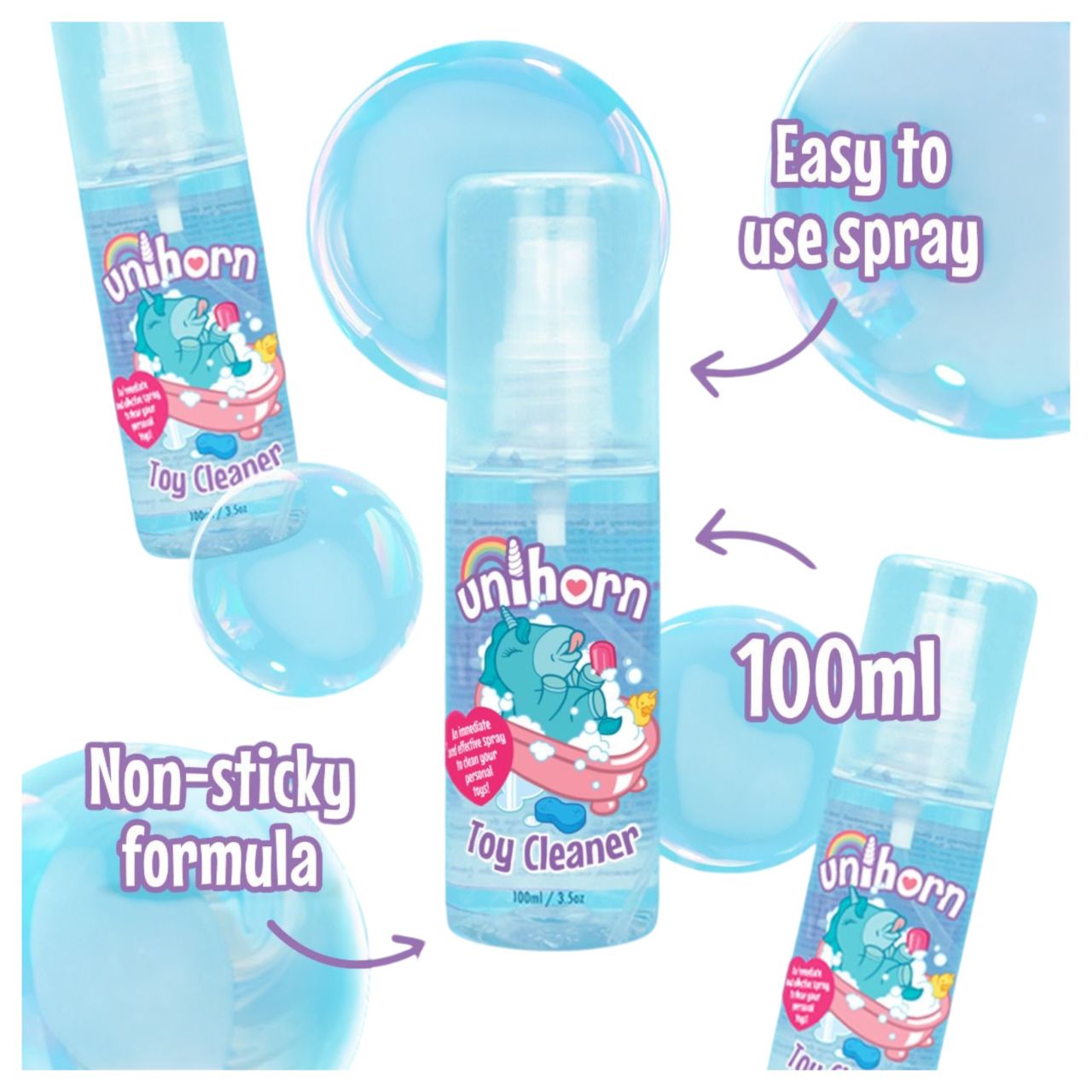 Unihorn - fertőtlenítő spray (100ml) Unihorn - fertőtlenítő spray (100ml)