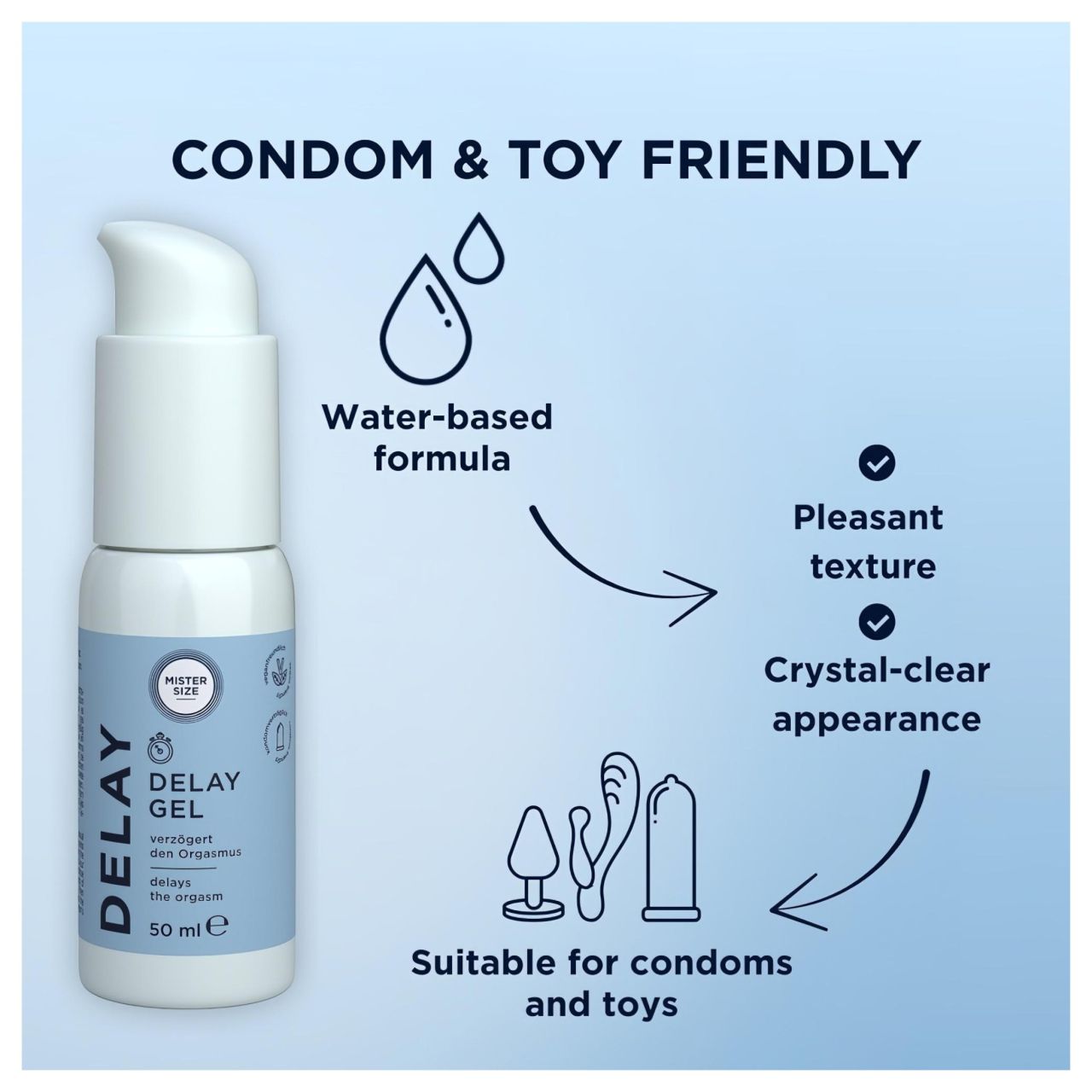 Mister Size - magömlést késleltető gél (50ml) Mister Size - magömlést késleltető gél (50ml)