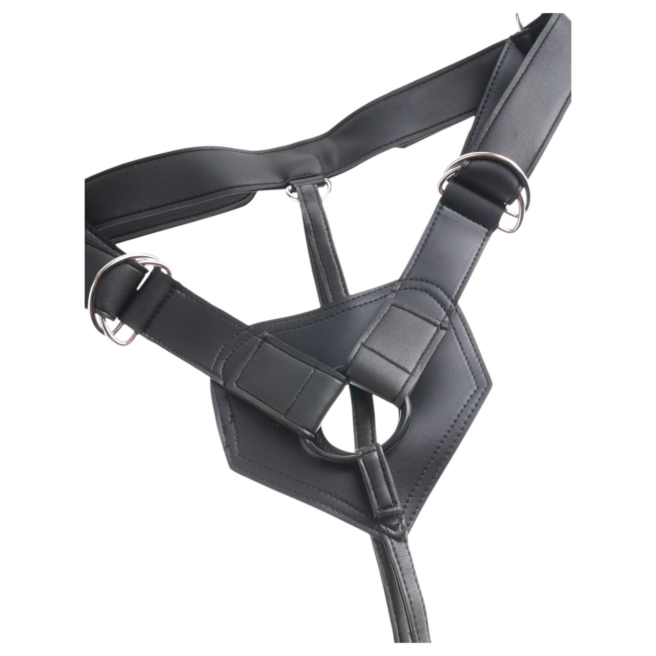 King Cock 7 - felcsatolható dildó hámmal (fekete) King Cock 7 - felcsatolható dildó hámmal (fekete)