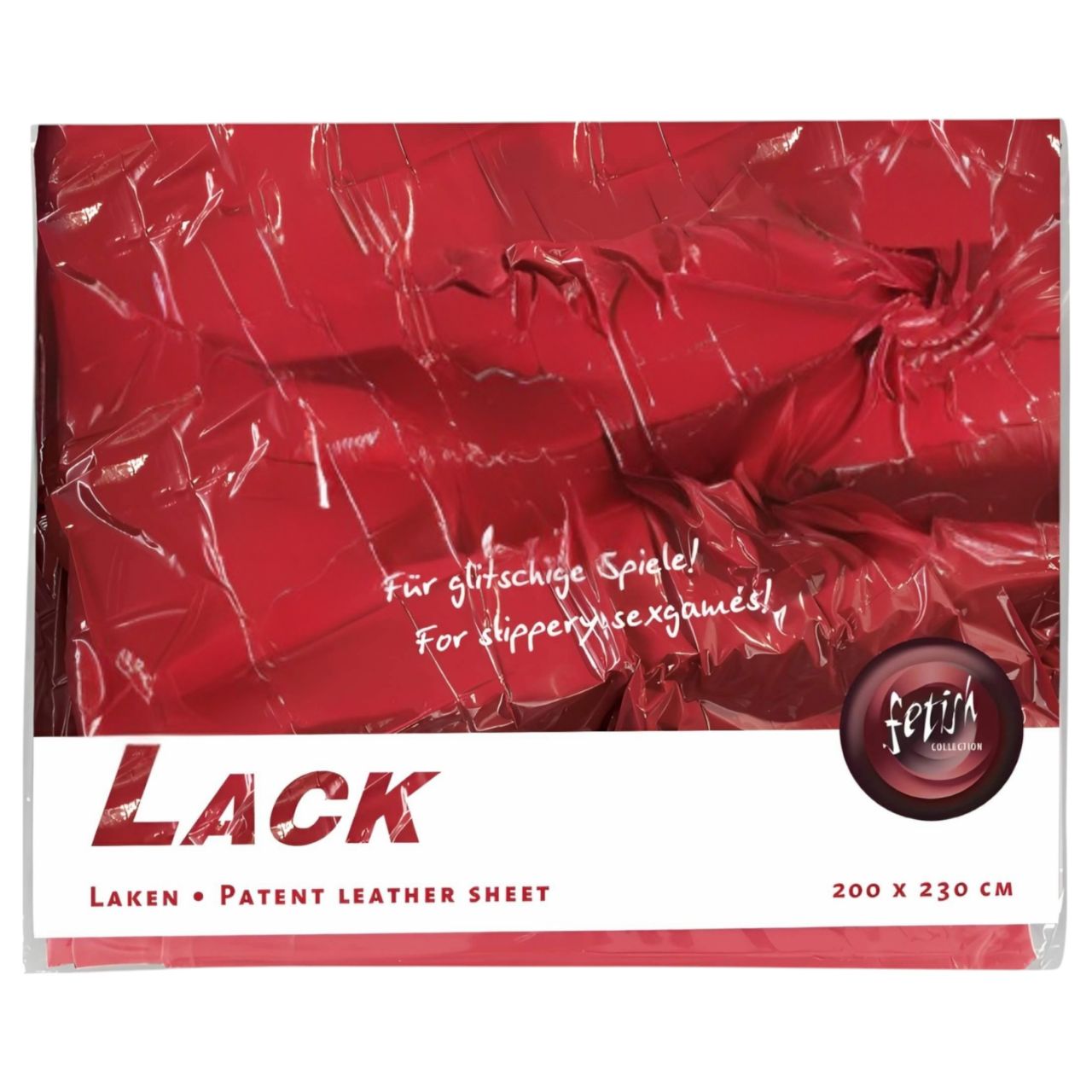 Lakk lepedő - 200x230cm (piros) Lakk lepedő - 200x230cm (piros)