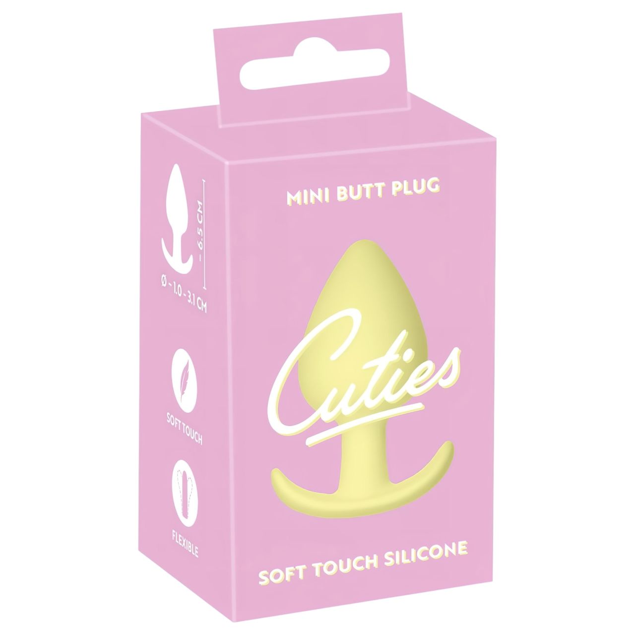 Cuties Mini Butt Plug - szilikon anál plug - sárga (3,1cm) Cuties Mini Butt Plug - szilikon anál plug - sárga (3,1cm)