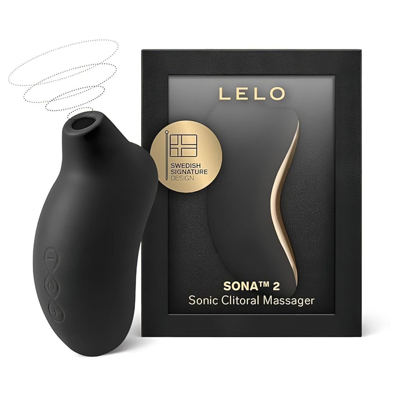 LELO Sona 2 - hanghullámos csiklóizgató (fekete) LELO Sona 2 - hanghullámos csiklóizgató (fekete)