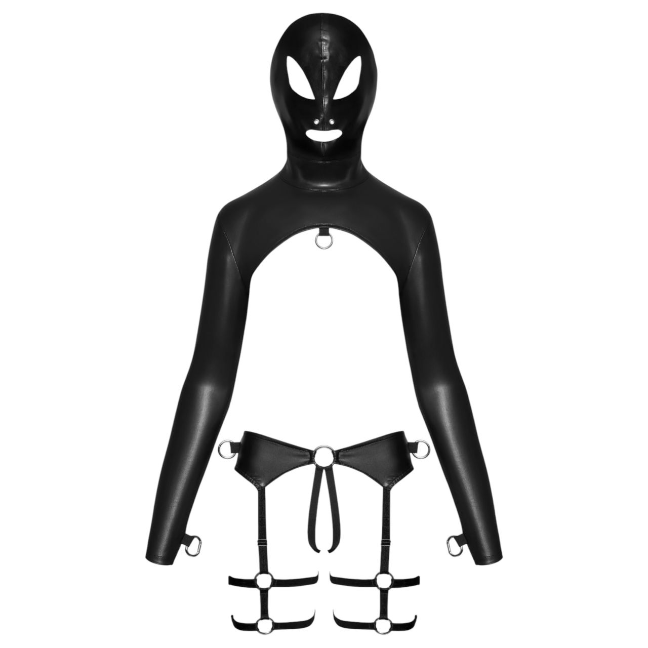 Bad Kitty - BDSM fehérnemű szett (fekete) Bad Kitty - BDSM fehérnemű szett (fekete)