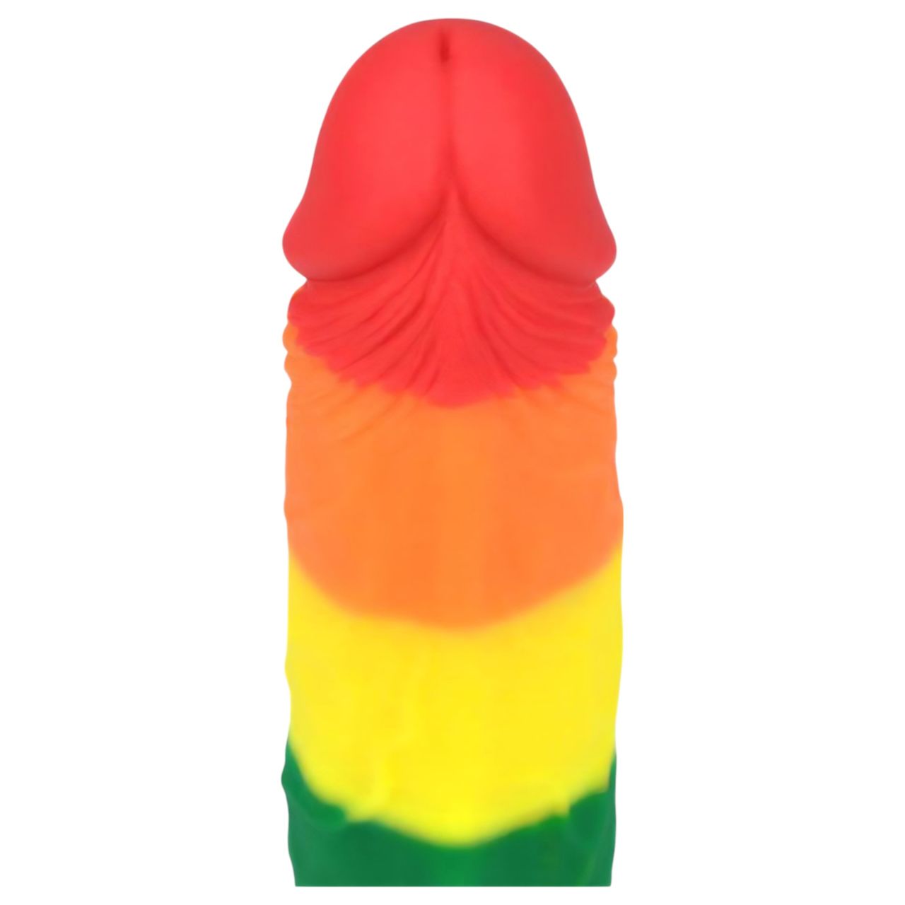 Lovetoy Prider - élethű dildó - 19cm (szivárvány) Lovetoy Prider - élethű dildó - 19cm (szivárvány)