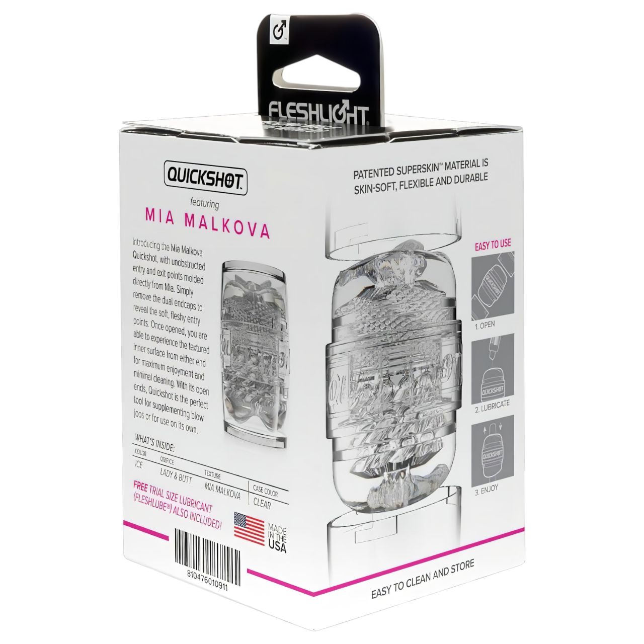 Fleshlight Quickshot Mia Malkova - utazó maszturbátor Fleshlight Quickshot Mia Malkova - utazó maszturbátor