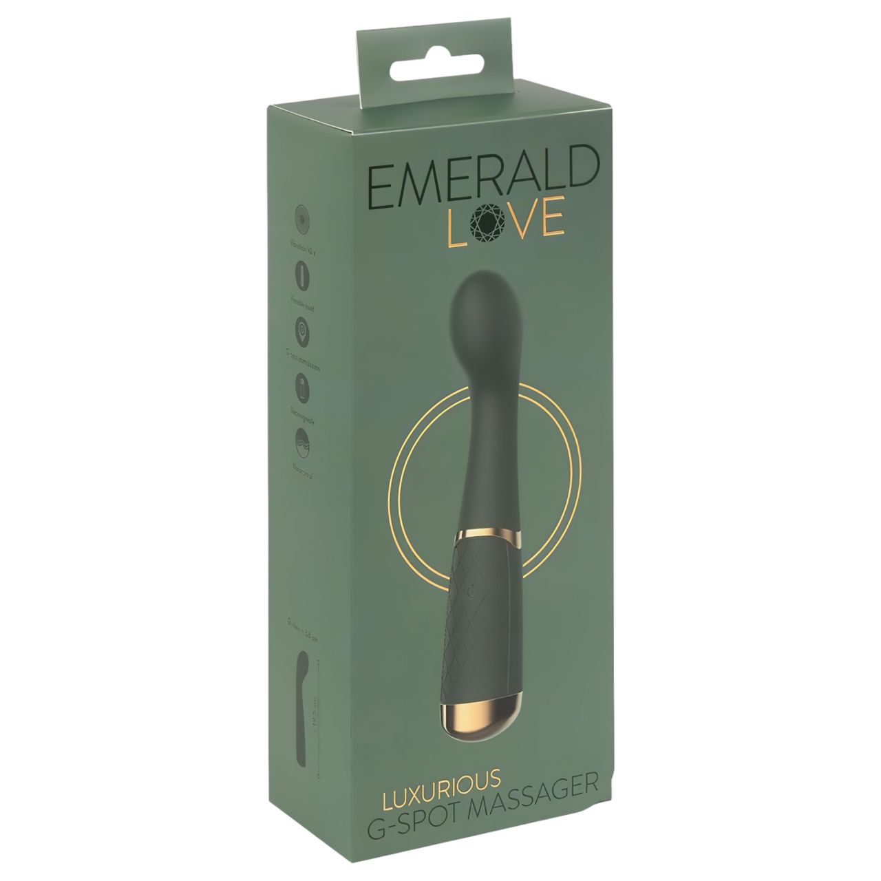 Emerald Love - akkus, vízálló G-pont vibrátor (zöld) Emerald Love - akkus, vízálló G-pont vibrátor (zöld)