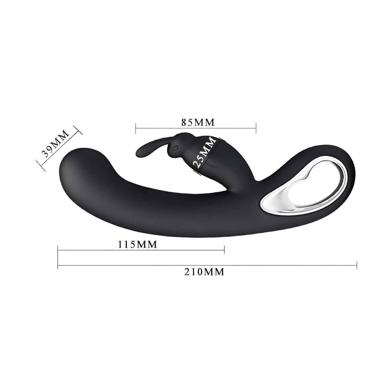 Pretty Love Webb - vízálló, csiklókaros vibrátor (fekete) Pretty Love Webb - vízálló, csiklókaros vibrátor (fekete)