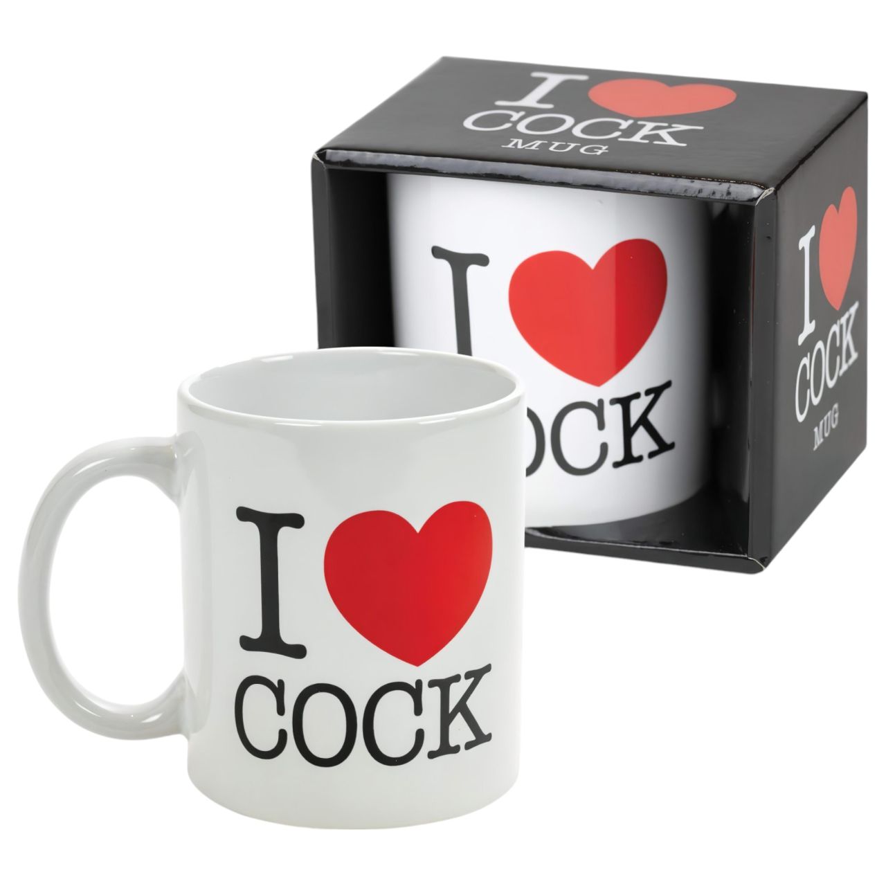 I Love Cock - bögre (fekete) I Love Cock - bögre (fekete)