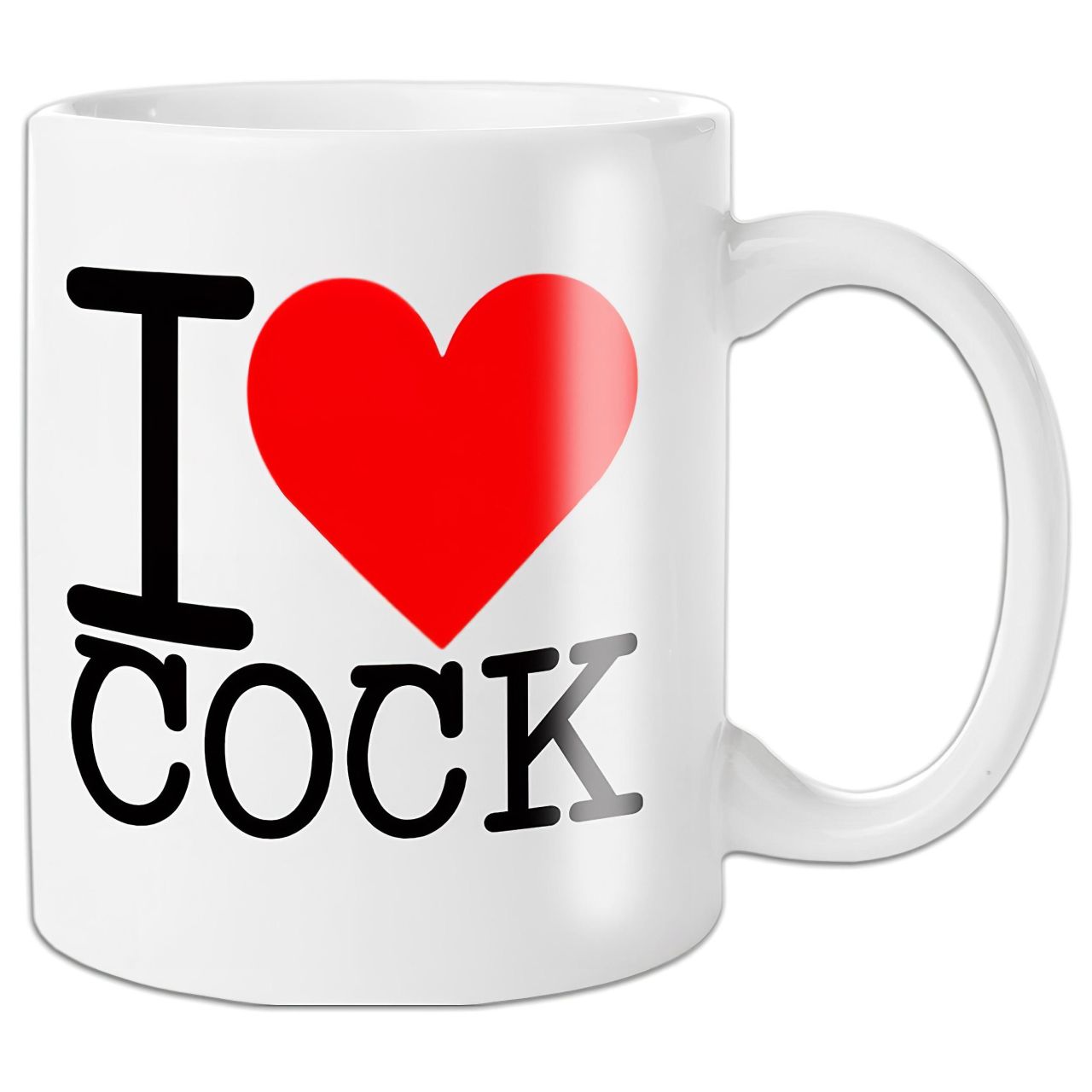 I Love Cock - bögre (fekete) I Love Cock - bögre (fekete)