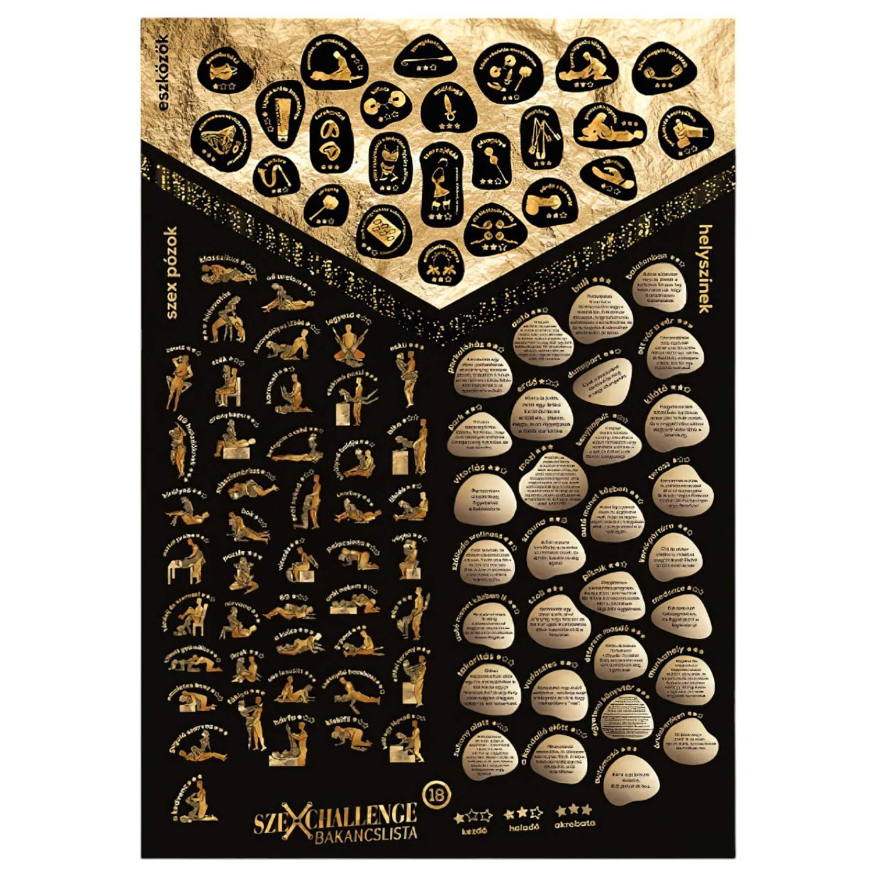 Bakancslista - Szexchallenge társasjáték (magyar) Bakancslista - Szexchallenge társasjáték (magyar)