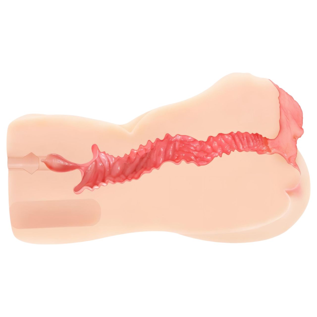 Kokos Onahole 004 - dupla rétegű műpunci maszturbátor (natúr) Kokos Onahole 004 - dupla rétegű műpunci maszturbátor (natúr)