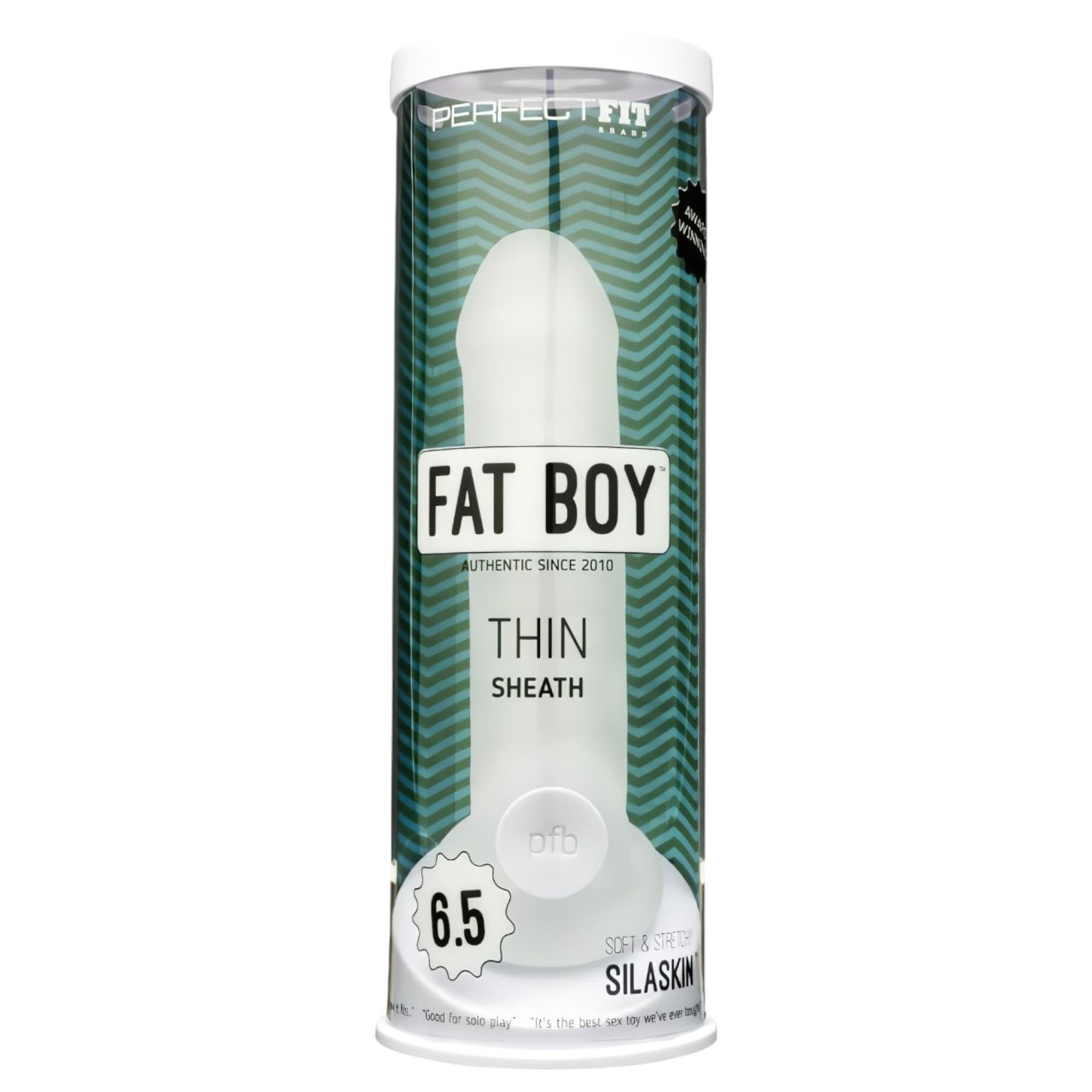Fat Boy Thin - péniszköpeny (17cm) - fehér Fat Boy Thin - péniszköpeny (17cm) - fehér
