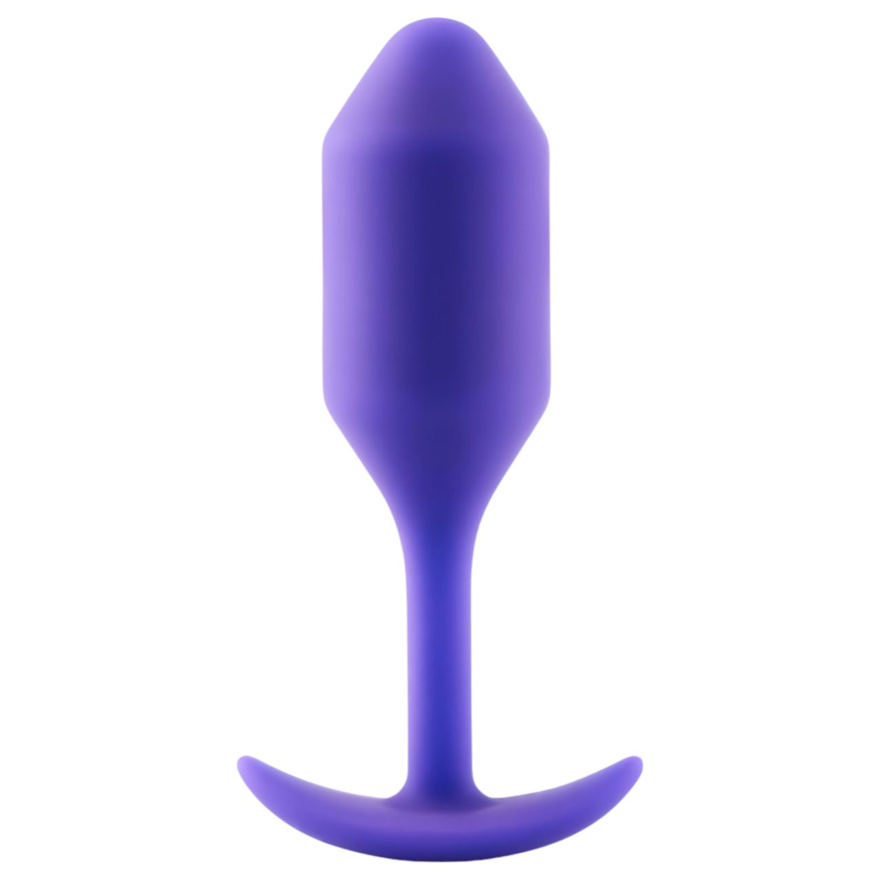 b-vibe Snug Plug 2 - dupla golyós anál plug (114g) - lila b-vibe Snug Plug 2 - dupla golyós anál plug (114g) - lila