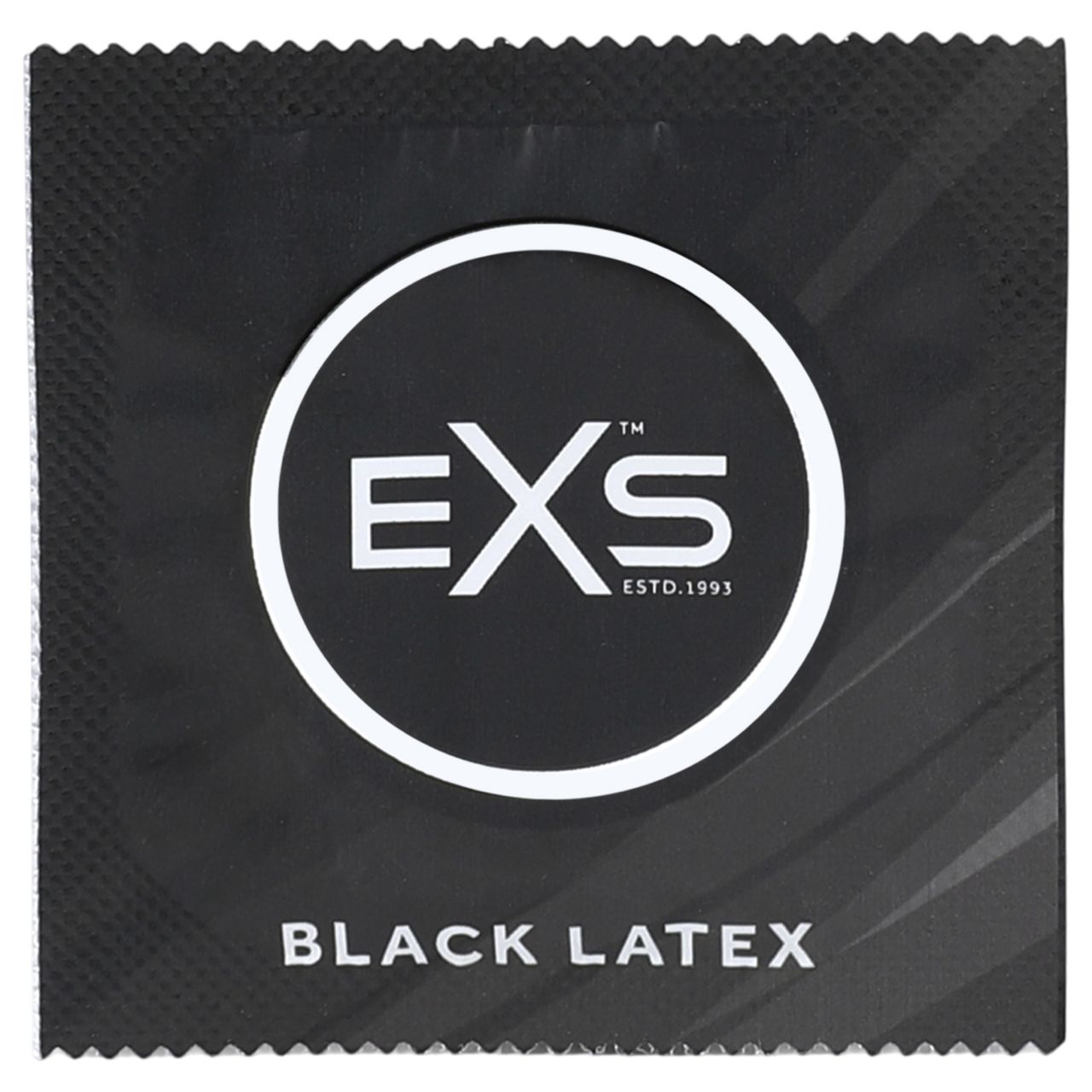 EXS Black - fekete latex óvszer csomag (12 db)