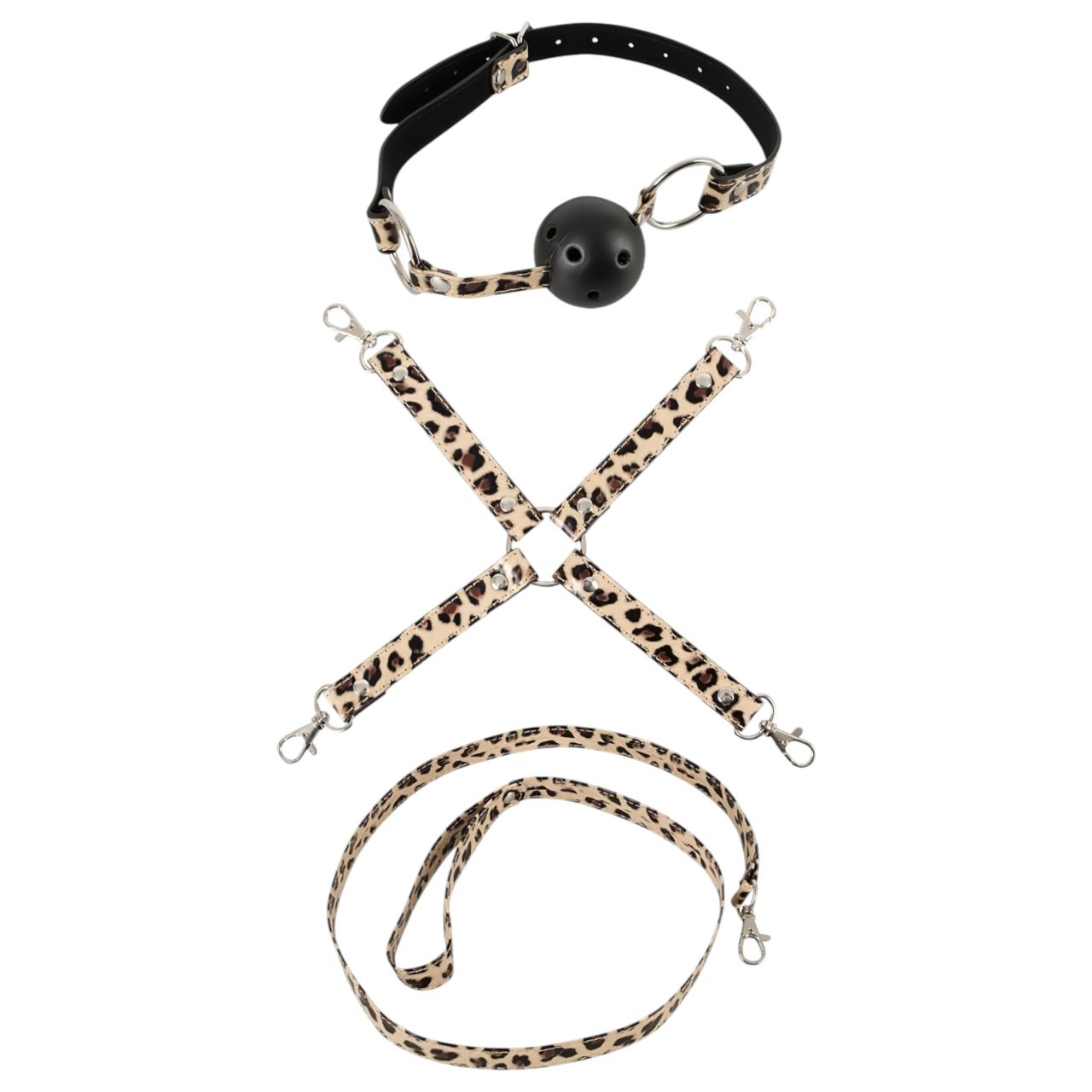 Master & Slave - Kötözős játék szett (barna-fekete) Master & Slave - Kötözős játék szett (barna-fekete)