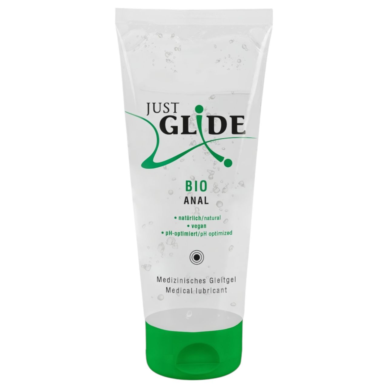 Just Glide Bio ANAL - vízbázisú vegán síkosító (200ml) Just Glide Bio ANAL - vízbázisú vegán síkosító (200ml)