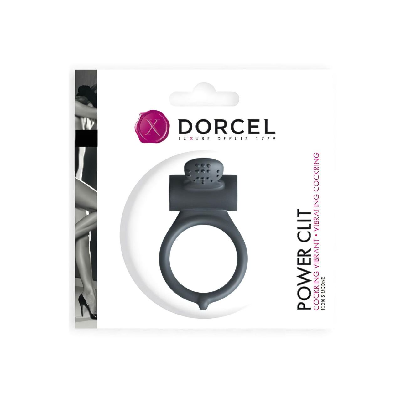Dorcel Power Clit - vibrációs péniszgyűrű (fekete) Dorcel Power Clit - vibrációs péniszgyűrű (fekete)