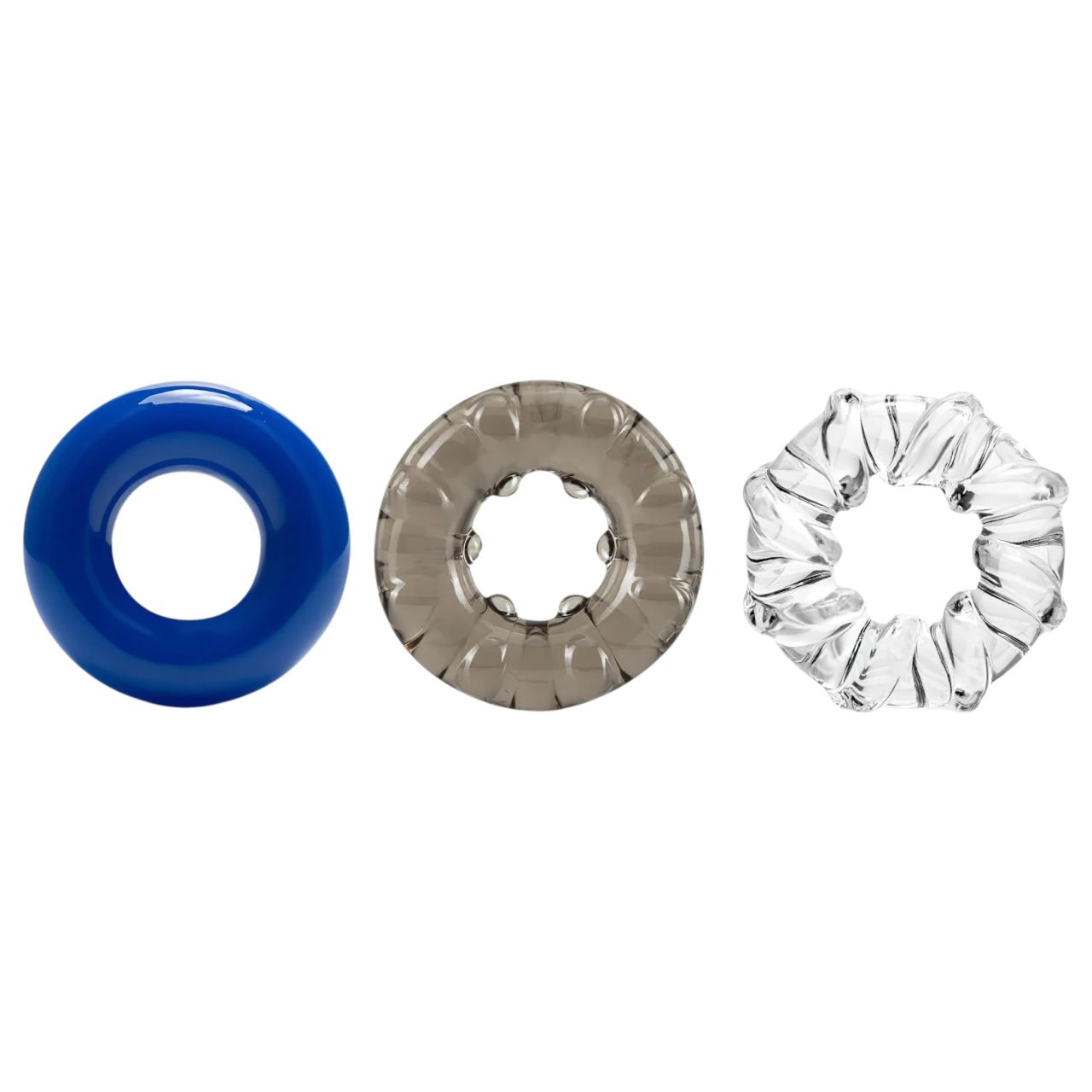 Stay Hard - változatos péniszgyűrű szett - 3db (színes) Stay Hard - változatos péniszgyűrű szett - 3db (színes)