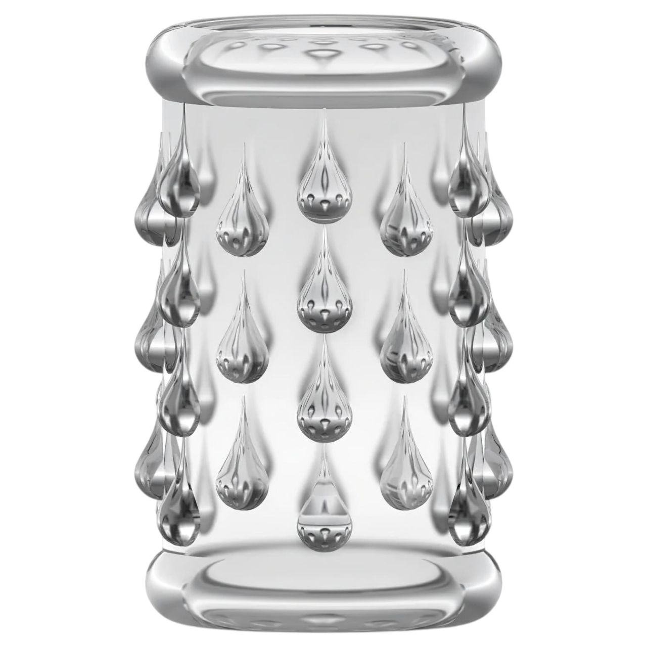 Stay Hard - gömbös péniszmandzsetta (átlátszó)