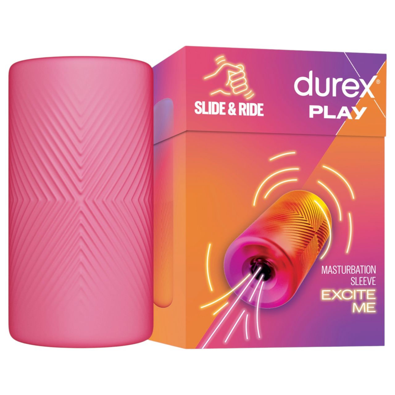 Durex Slide & Ride - maszturbátor (pink)