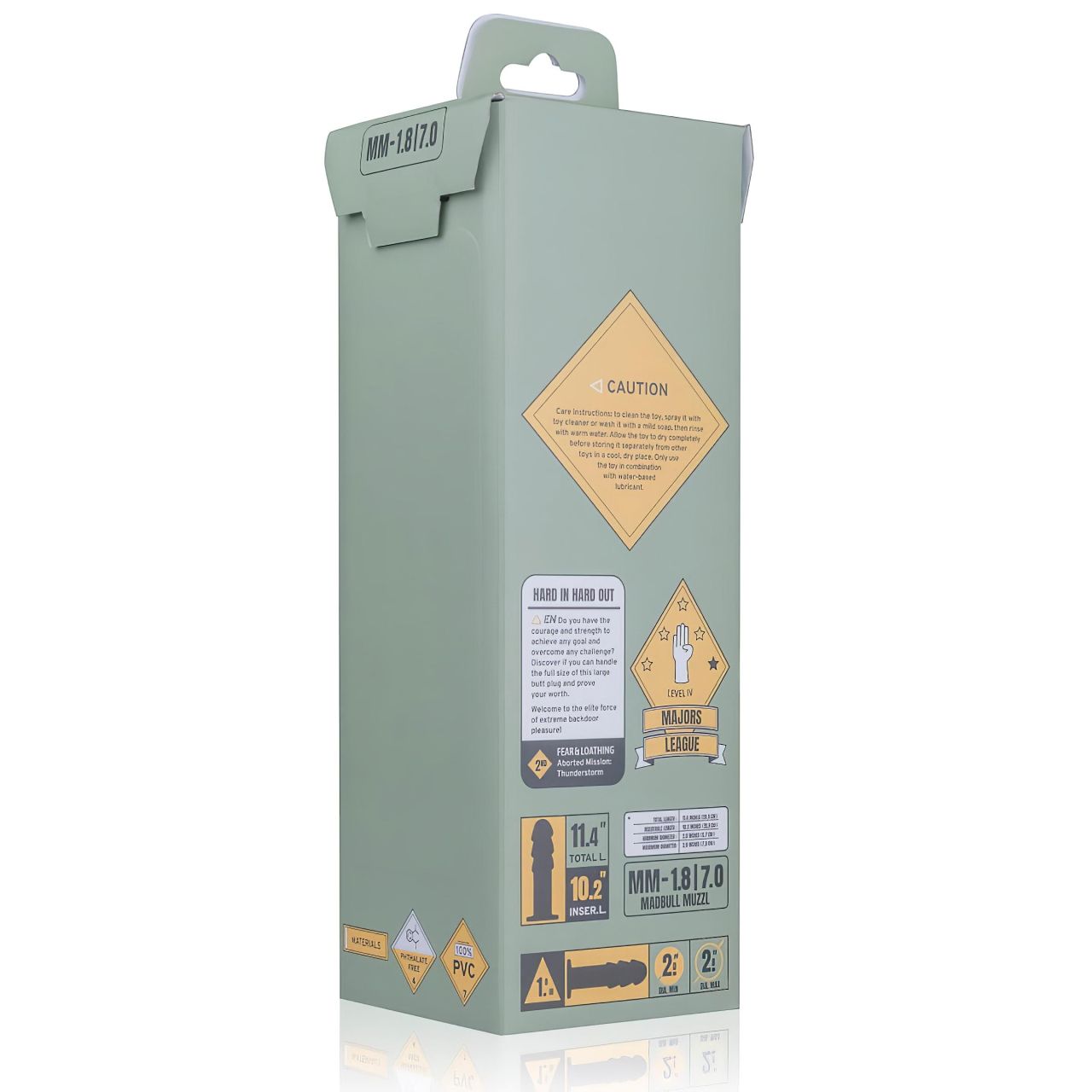 BUTTR Madbull Muzzl - tapadókorongos dildó (fekete) BUTTR Madbull Muzzl - tapadókorongos dildó (fekete)