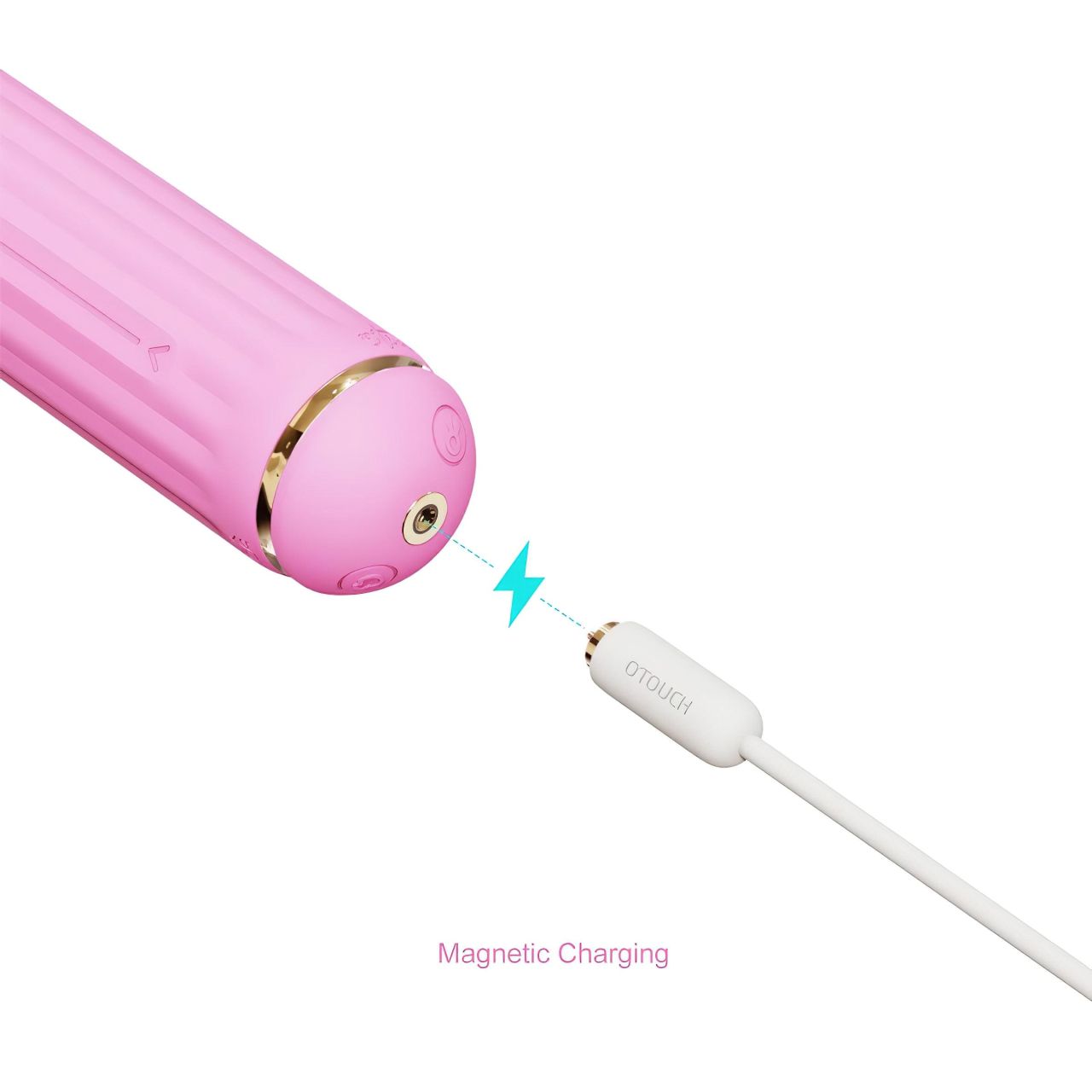 Magic Stick - vibrátor, cserélhető feltétekkel (pink) Magic Stick - vibrátor, cserélhető feltétekkel (pink)