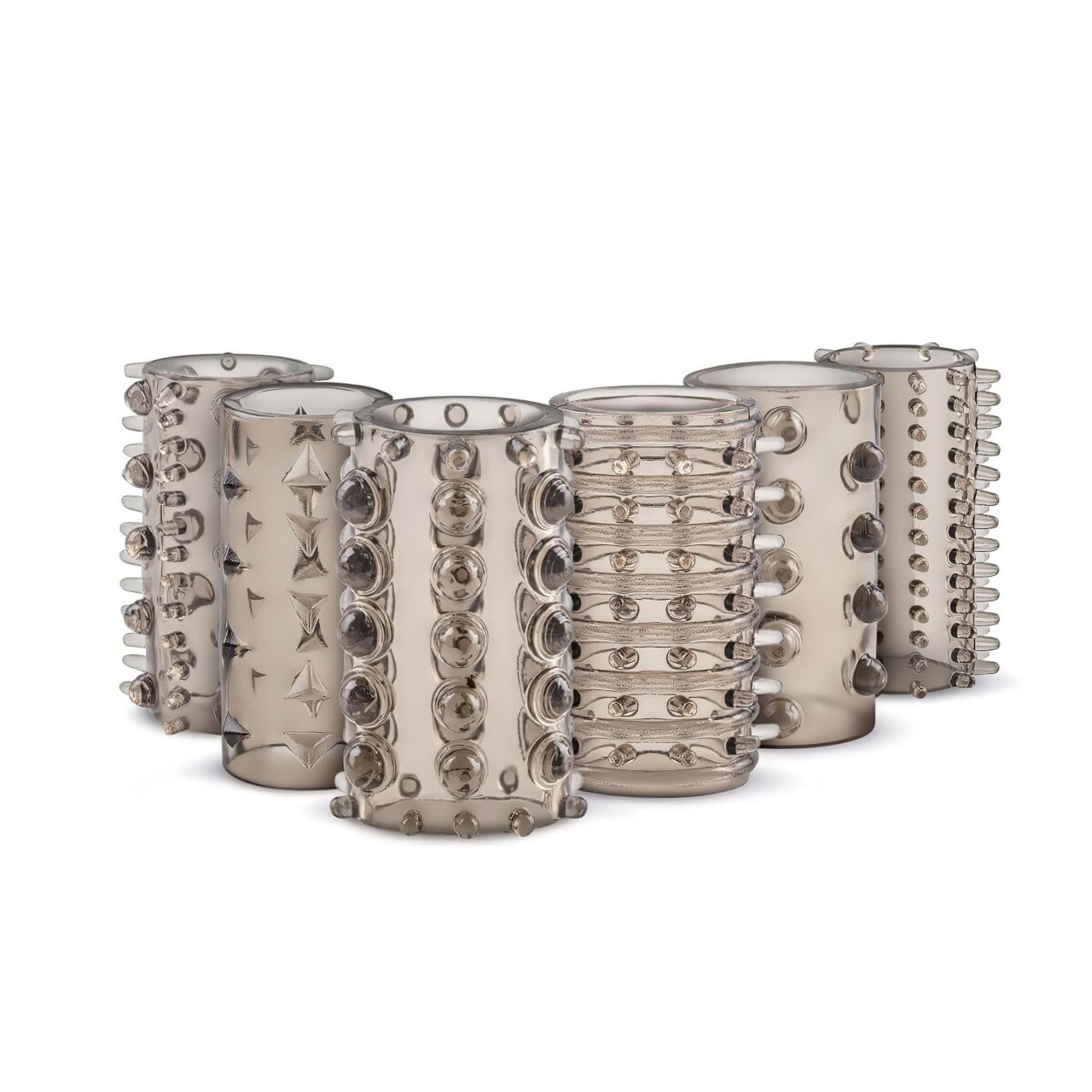 Easytoys Penis Sleeve - péniszmandzsetta szett - szürke (6db) Easytoys Penis Sleeve - péniszmandzsetta szett - szürke (6db)