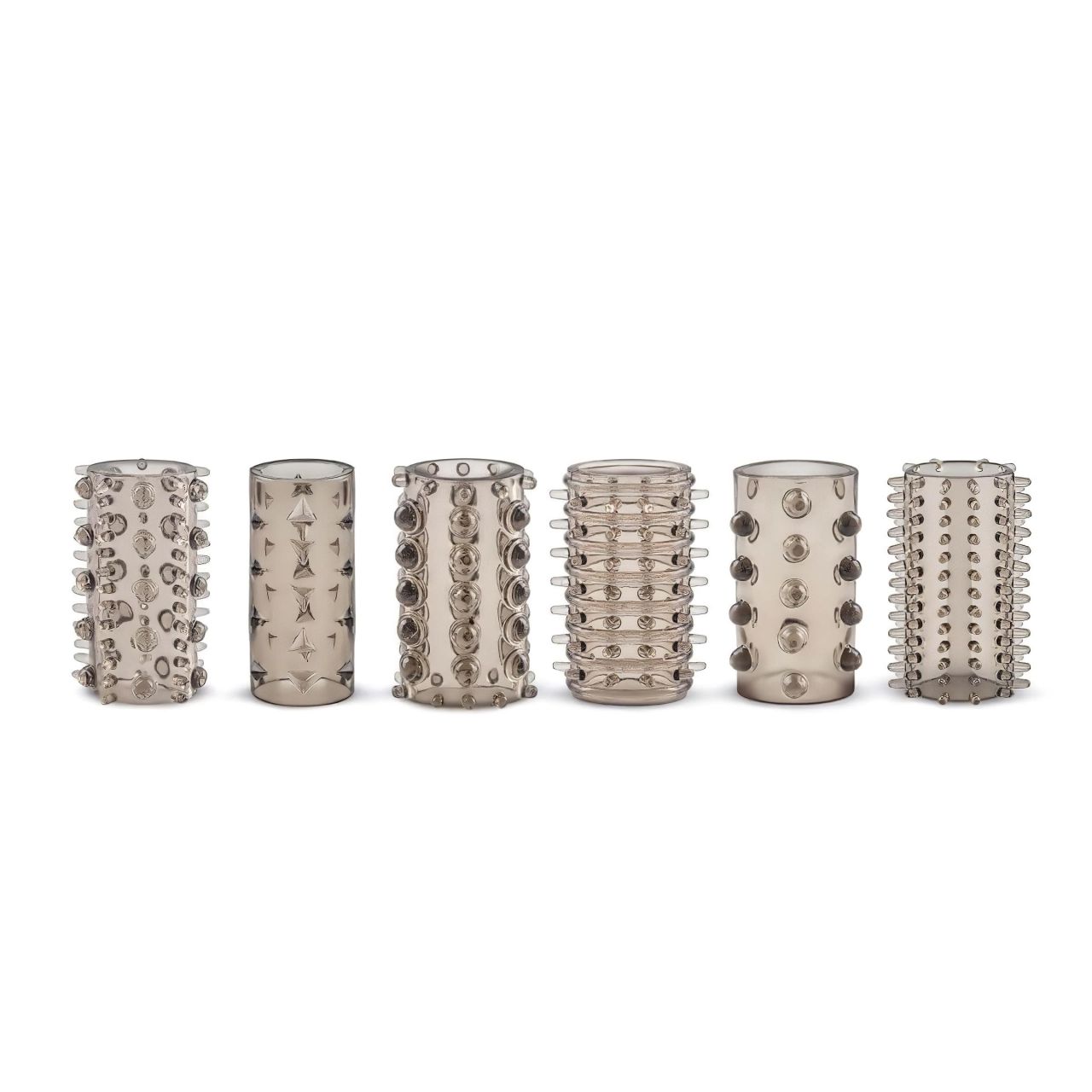 Easytoys Penis Sleeve - péniszmandzsetta szett - szürke (6db) Easytoys Penis Sleeve - péniszmandzsetta szett - szürke (6db)