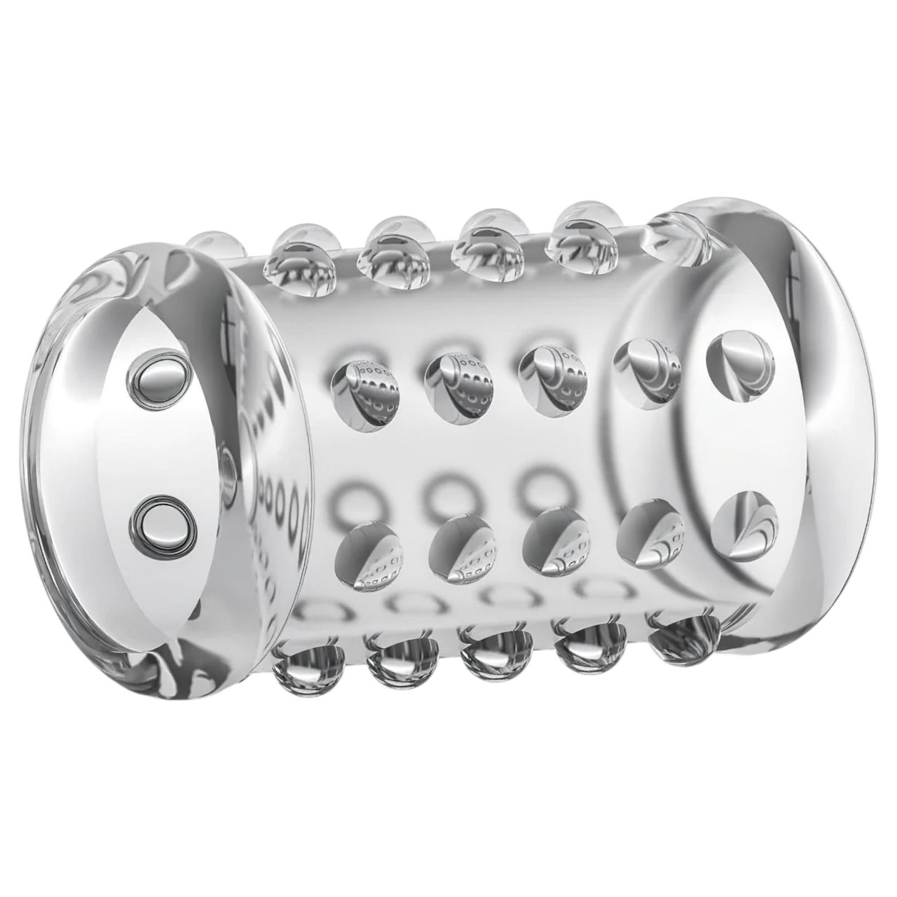 Stay Hard - pöttyös péniszmandzsetta (átlátszó)