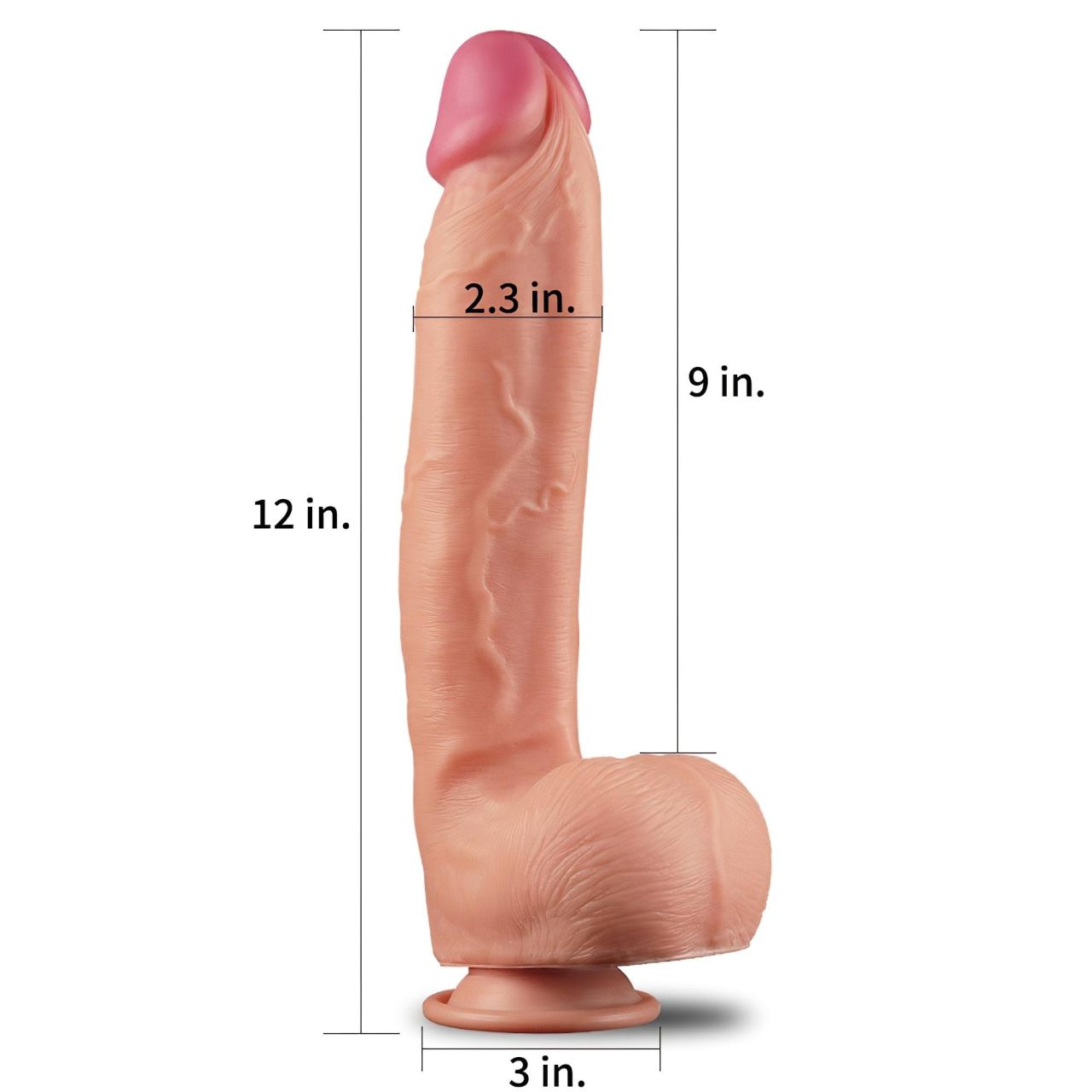 Lovetoy Nature Cock - kétrétegű élethű dildó - 30cm (natúr) Lovetoy Nature Cock - kétrétegű élethű dildó - 30cm (natúr)
