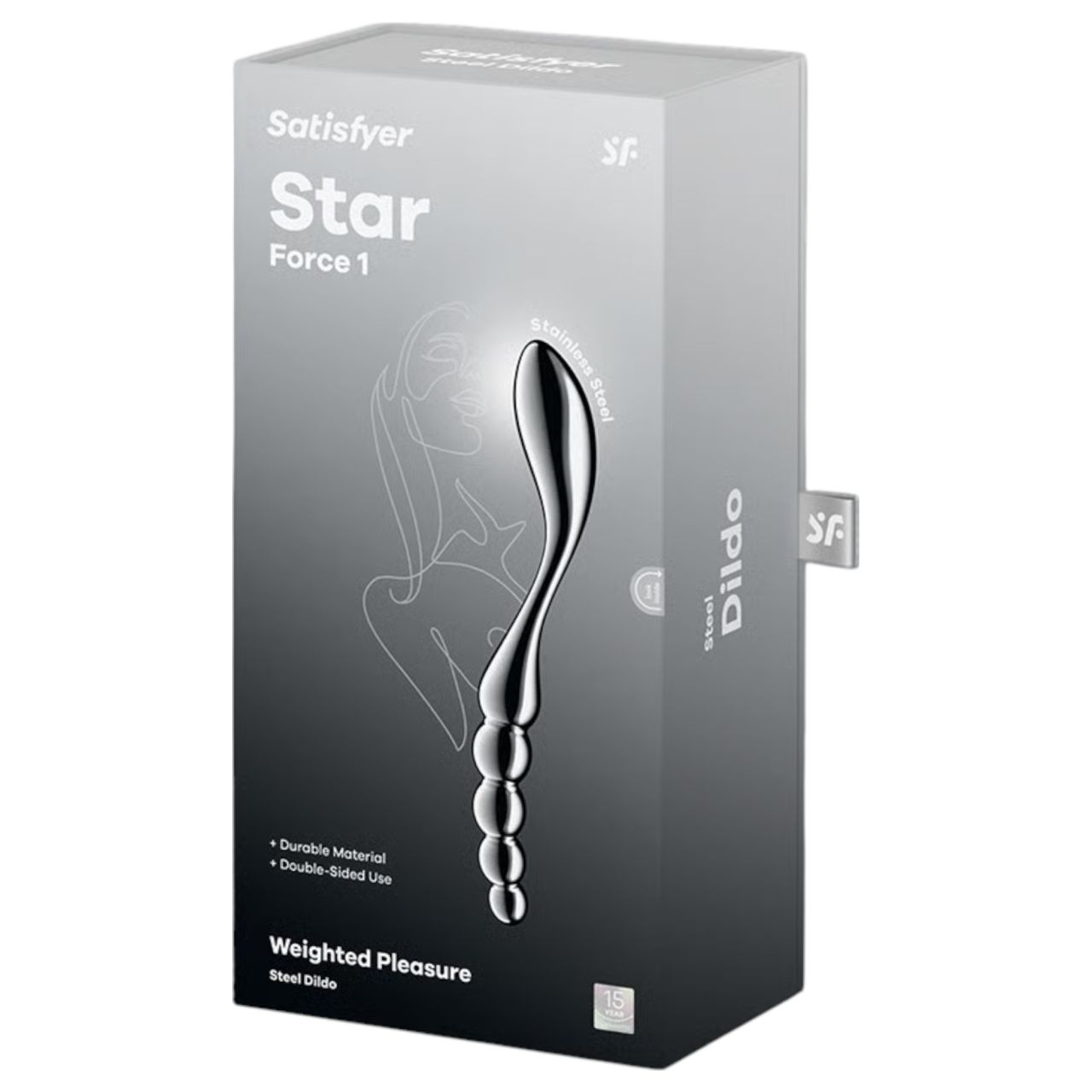 Satisfyer Star Force 1 - gömbös acéldildó (ezüst) Satisfyer Star Force 1 - gömbös acéldildó (ezüst)