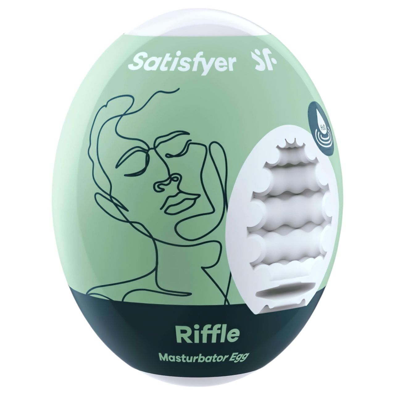 Satisfyer Egg Riffle - tojás maszturbátor (1db) Satisfyer Egg Riffle - tojás maszturbátor (1db)