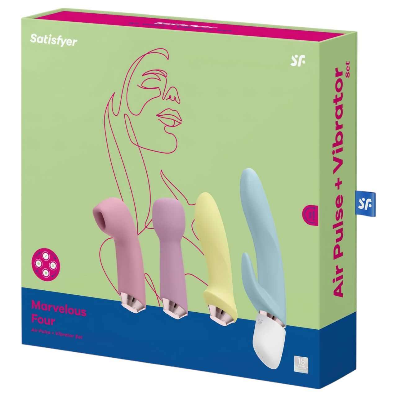Satisfyer Marvelous Four - akkus vibrátor készlet (4 részes) Satisfyer Marvelous Four - akkus vibrátor készlet (4 részes)