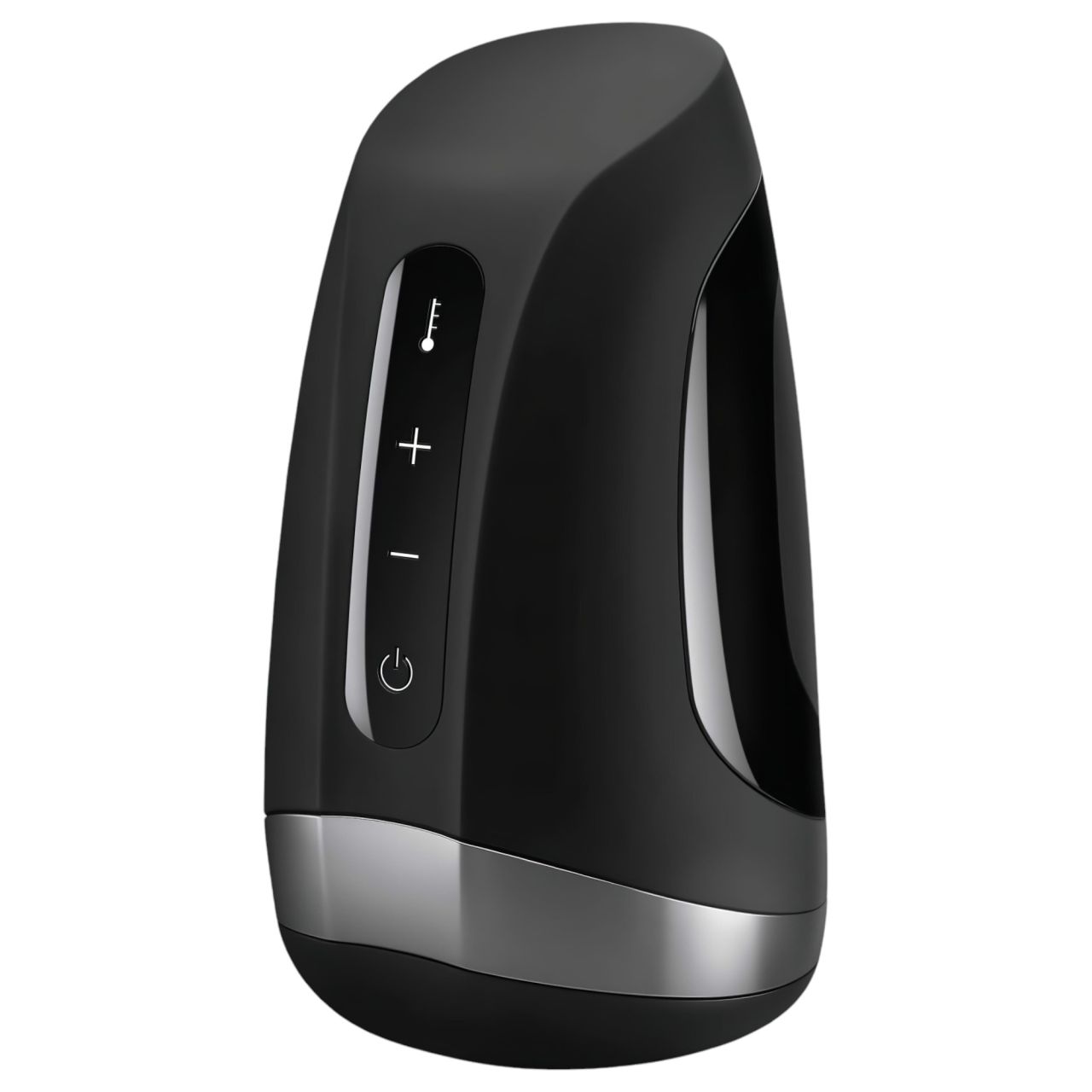 Satisfyer Men Heat Vibration - melegítő makkvibrátor (fekete)