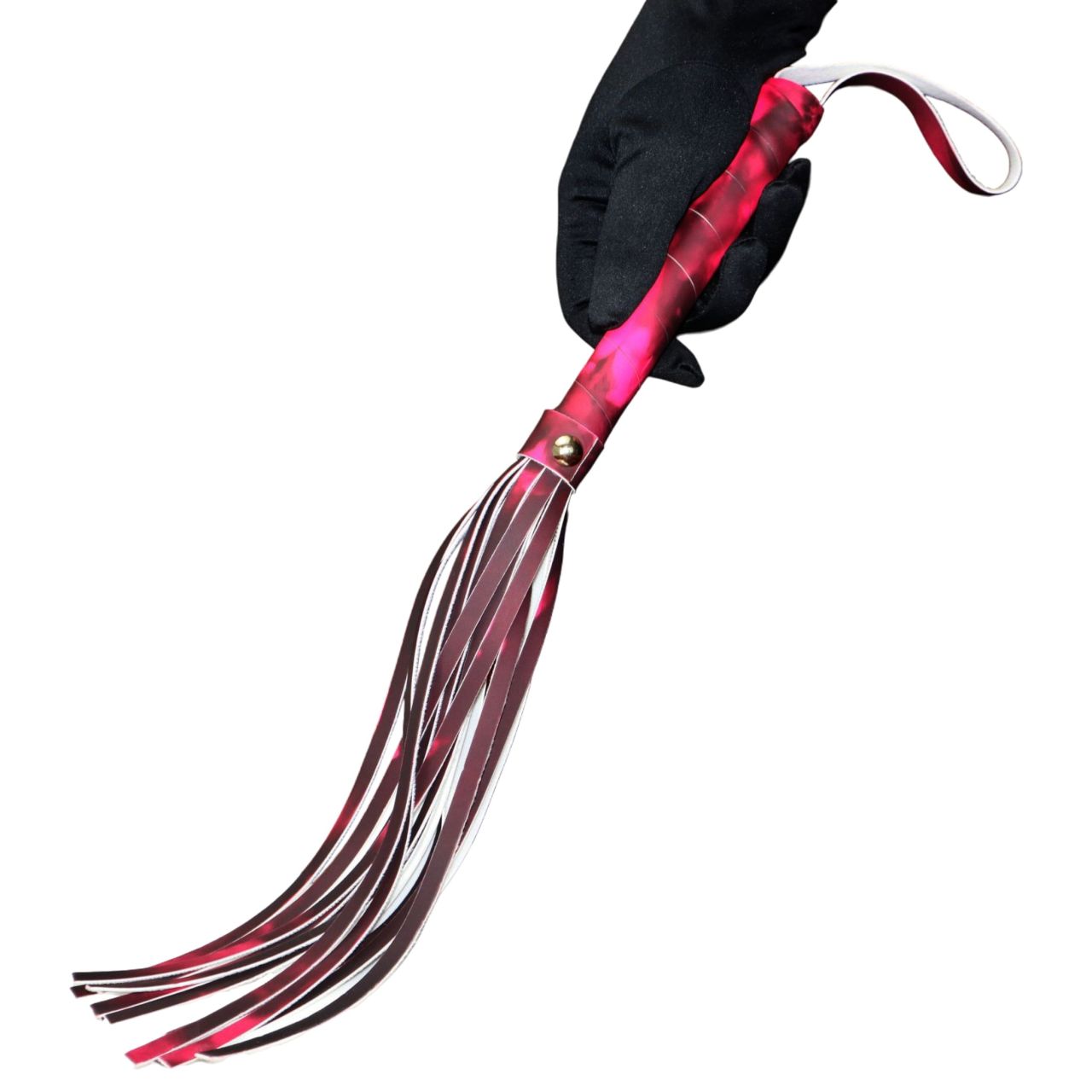 Csapásra színt váltó ostor (fekete)