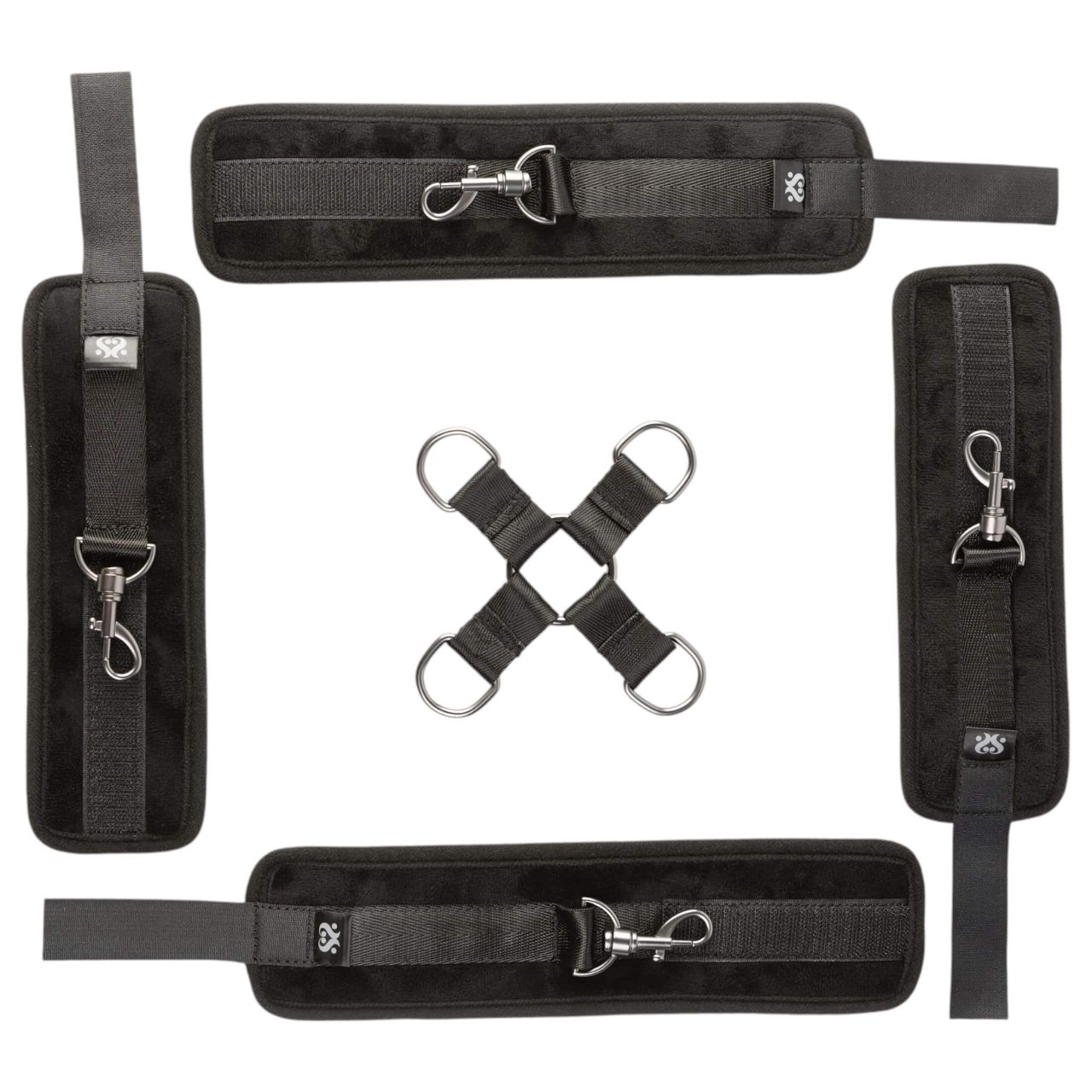 Sei Mio - boka és csukló bilincs (fekete) Sei Mio - boka és csukló bilincs (fekete)