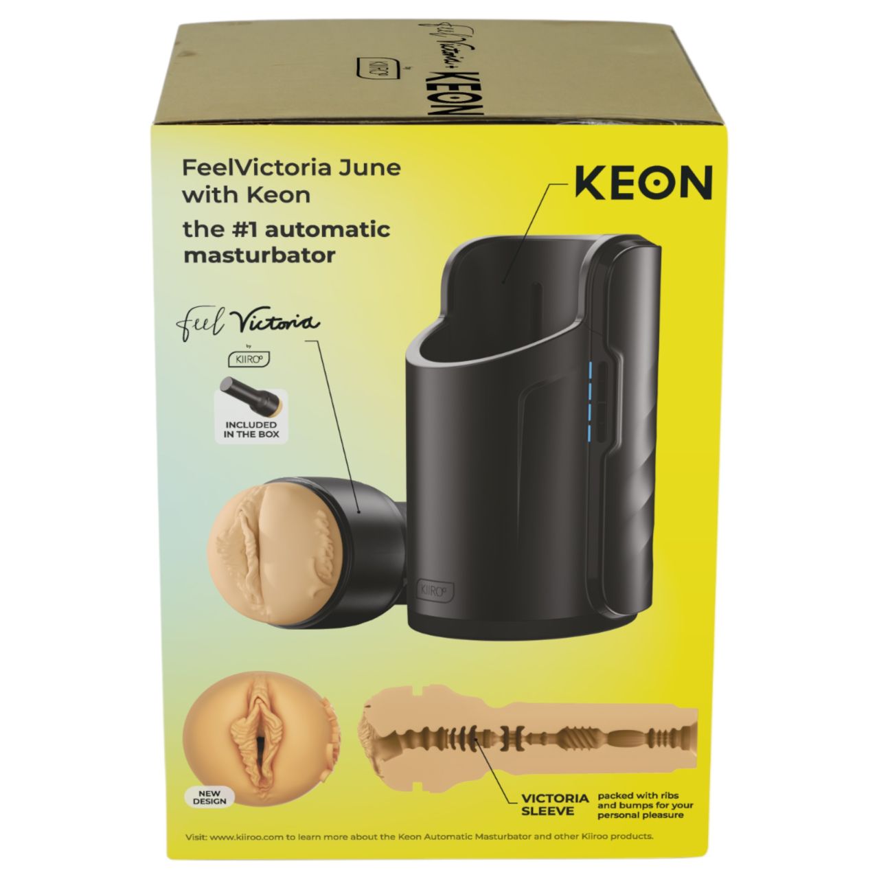 Kiiroo Keon Wifi + Victoria June - műpunci maszturbátor (natúr) Kiiroo Keon Wifi + Victoria June - műpunci maszturbátor (natúr)