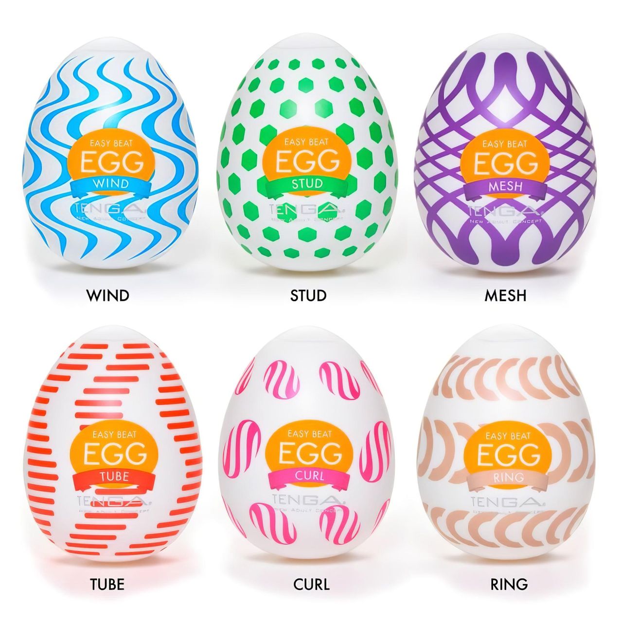 TENGA Egg Wonder - tojás maszturbátor készlet (6db)