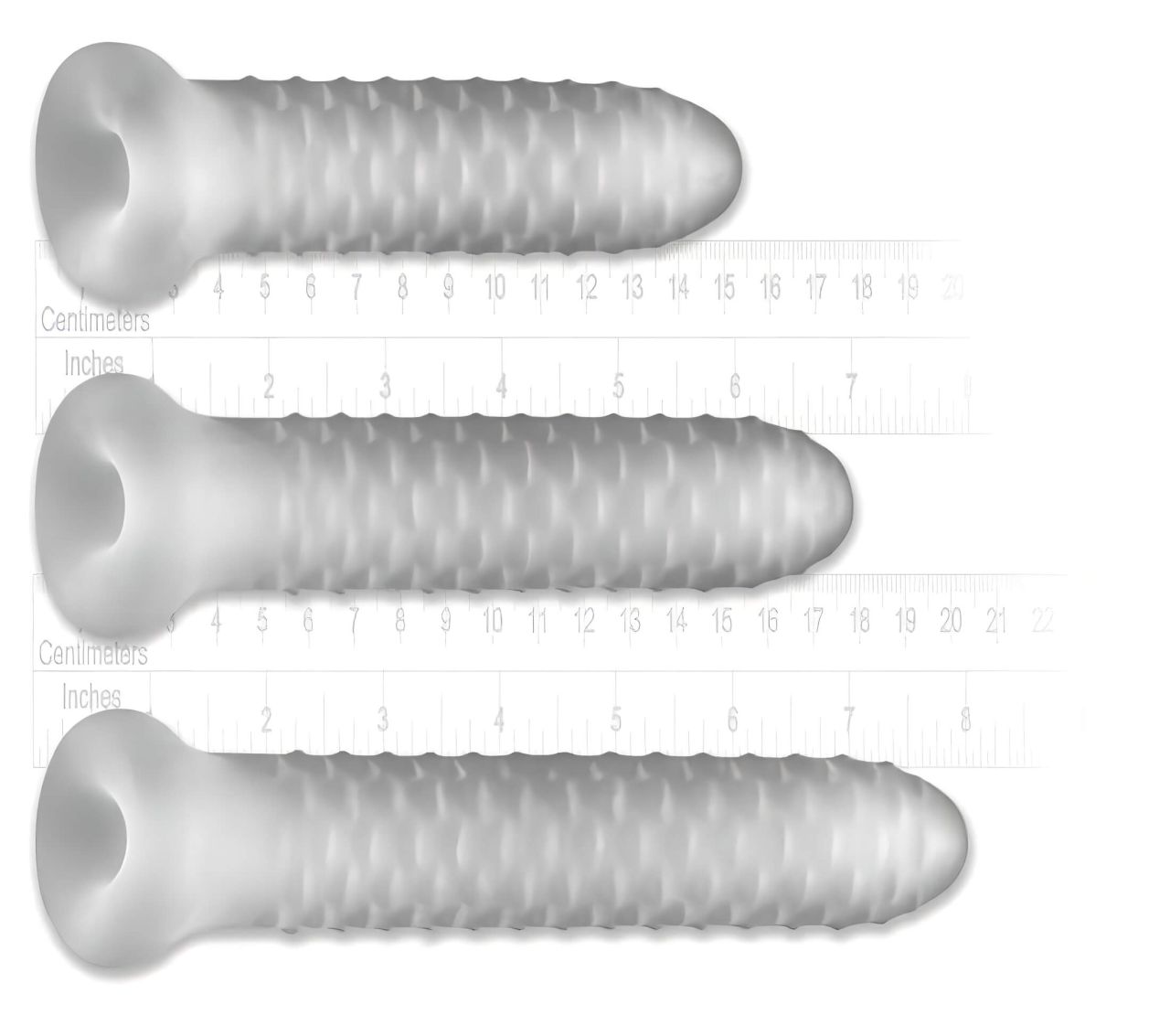 Fat Boy Checker Box - péniszköpeny (15cm) - fehér Fat Boy Checker Box - péniszköpeny (15cm) - fehér