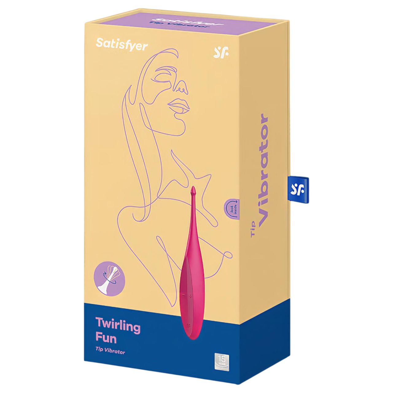 Satisfyer Twirling Fun - akkus, vízálló csikló vibrátor (pink) Satisfyer Twirling Fun - akkus, vízálló csikló vibrátor (pink)