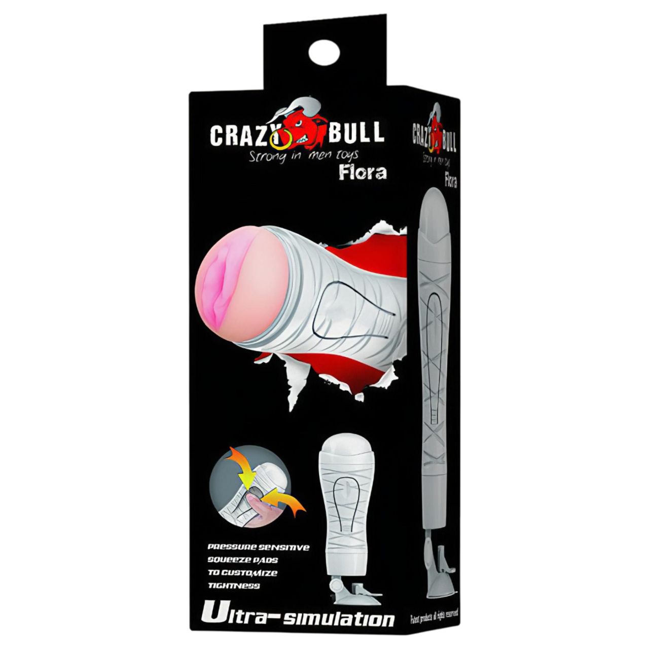 Crazy Bull - tapadókorongos maszturbátor (natúr) Crazy Bull - tapadókorongos maszturbátor (natúr)