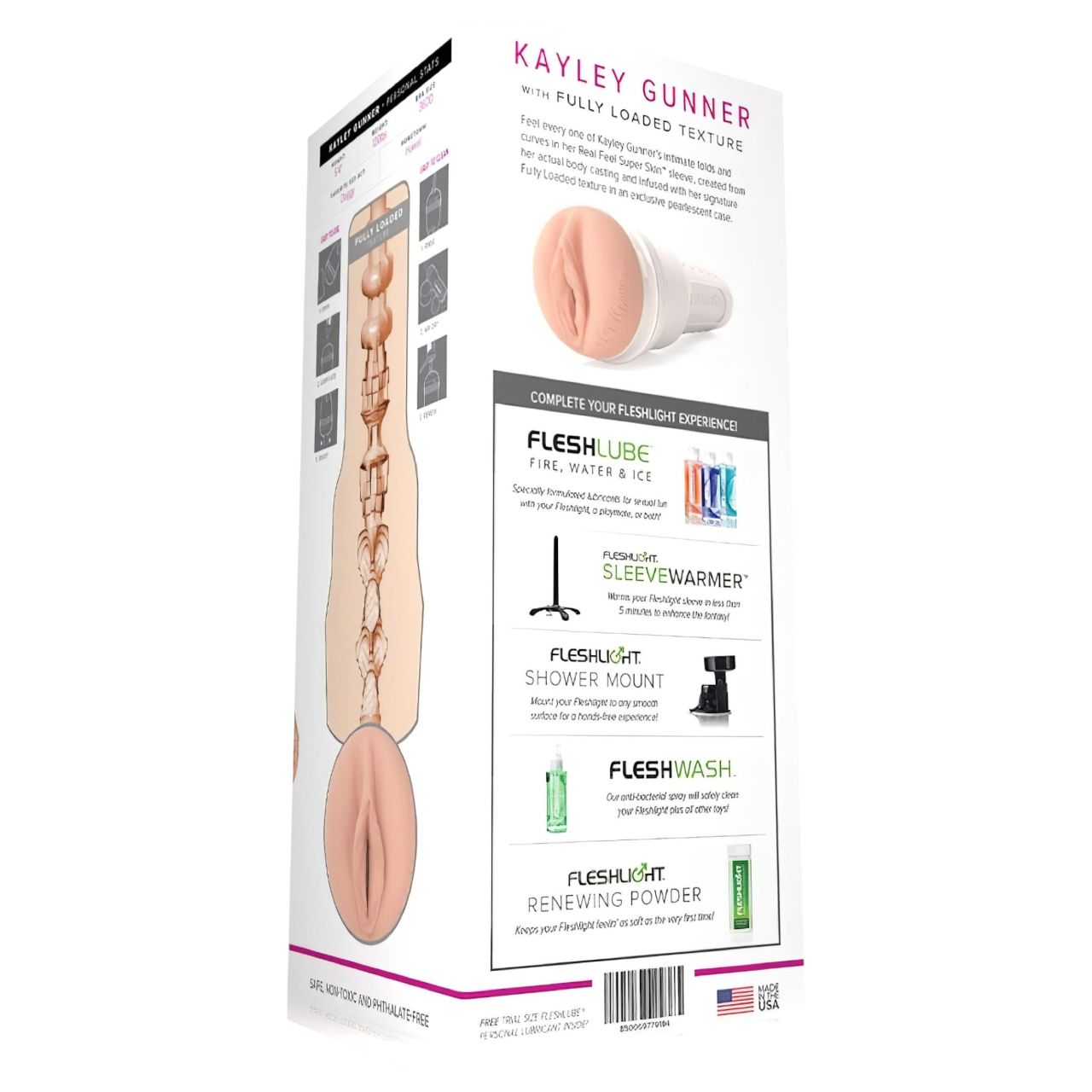 Fleshlight Kayley Gunner - élethű vagina (natúr) Fleshlight Kayley Gunner - élethű vagina (natúr)