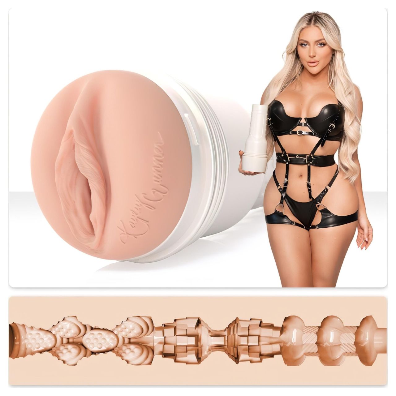 Fleshlight Kayley Gunner - élethű vagina (natúr) Fleshlight Kayley Gunner - élethű vagina (natúr)